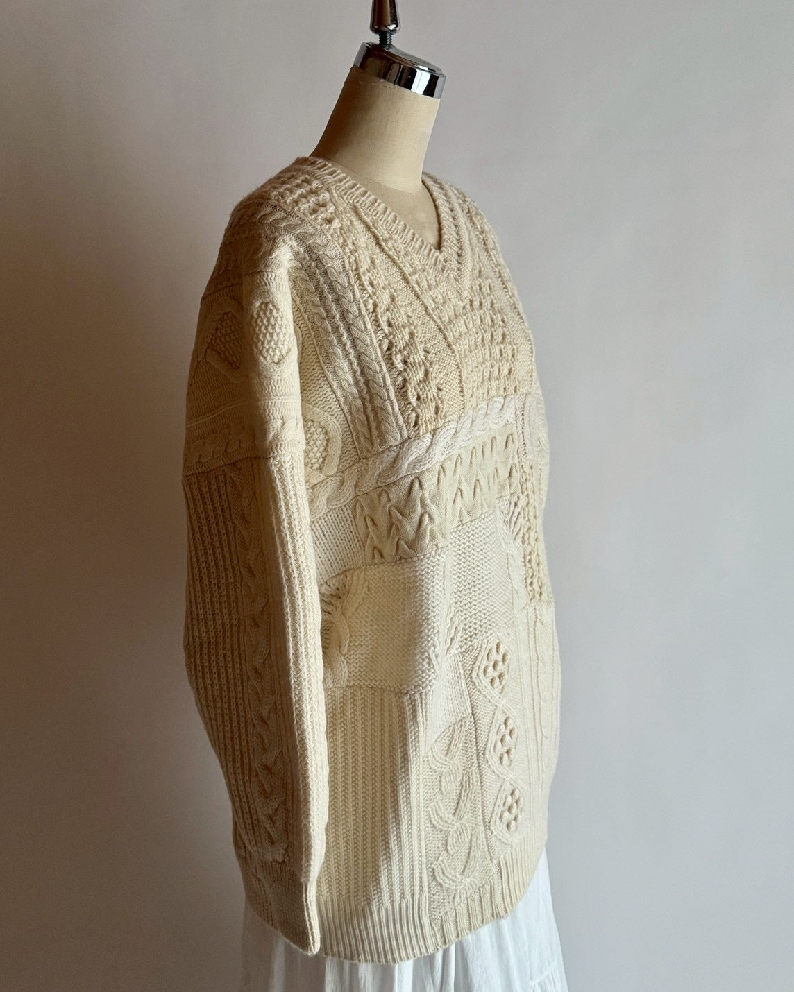 パッチワークセーター MO-24-KN-124 | motley