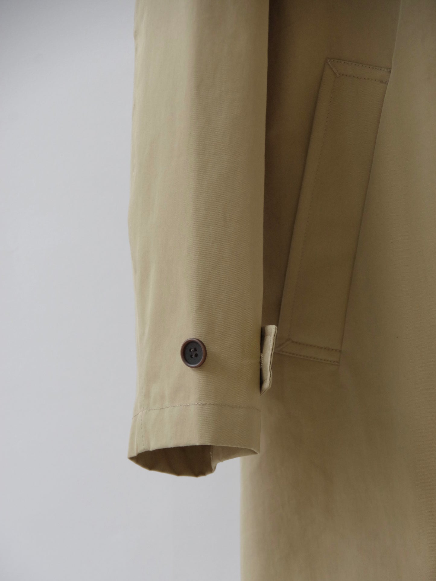 ナイロンツイル（撥水）ステンカラーコート | Handsof creation