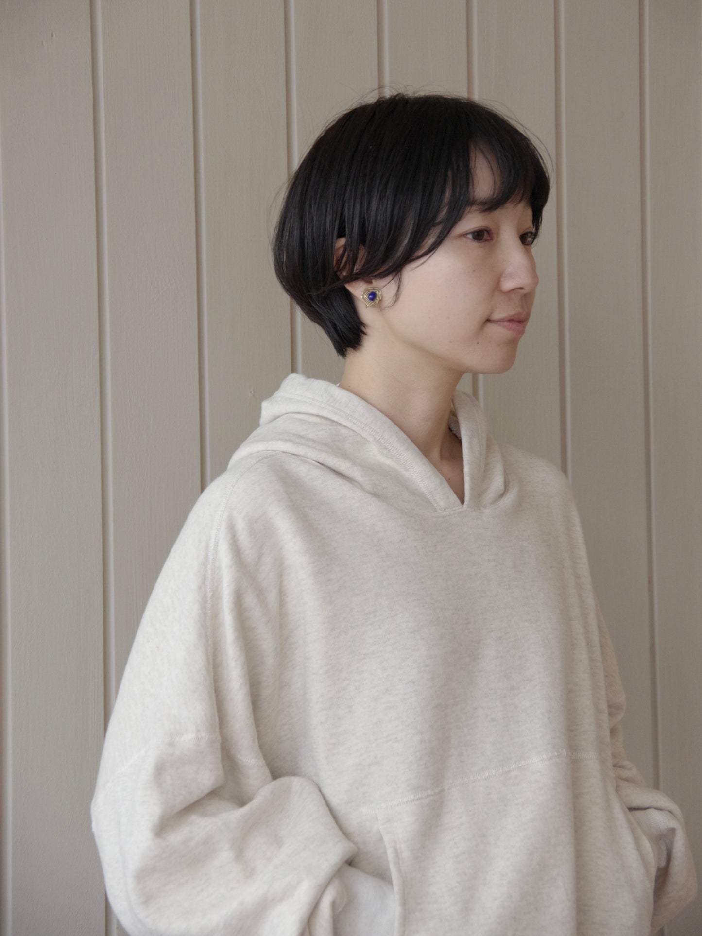 ランダム吊り裏毛 フーディプルオーバー | OUVERT