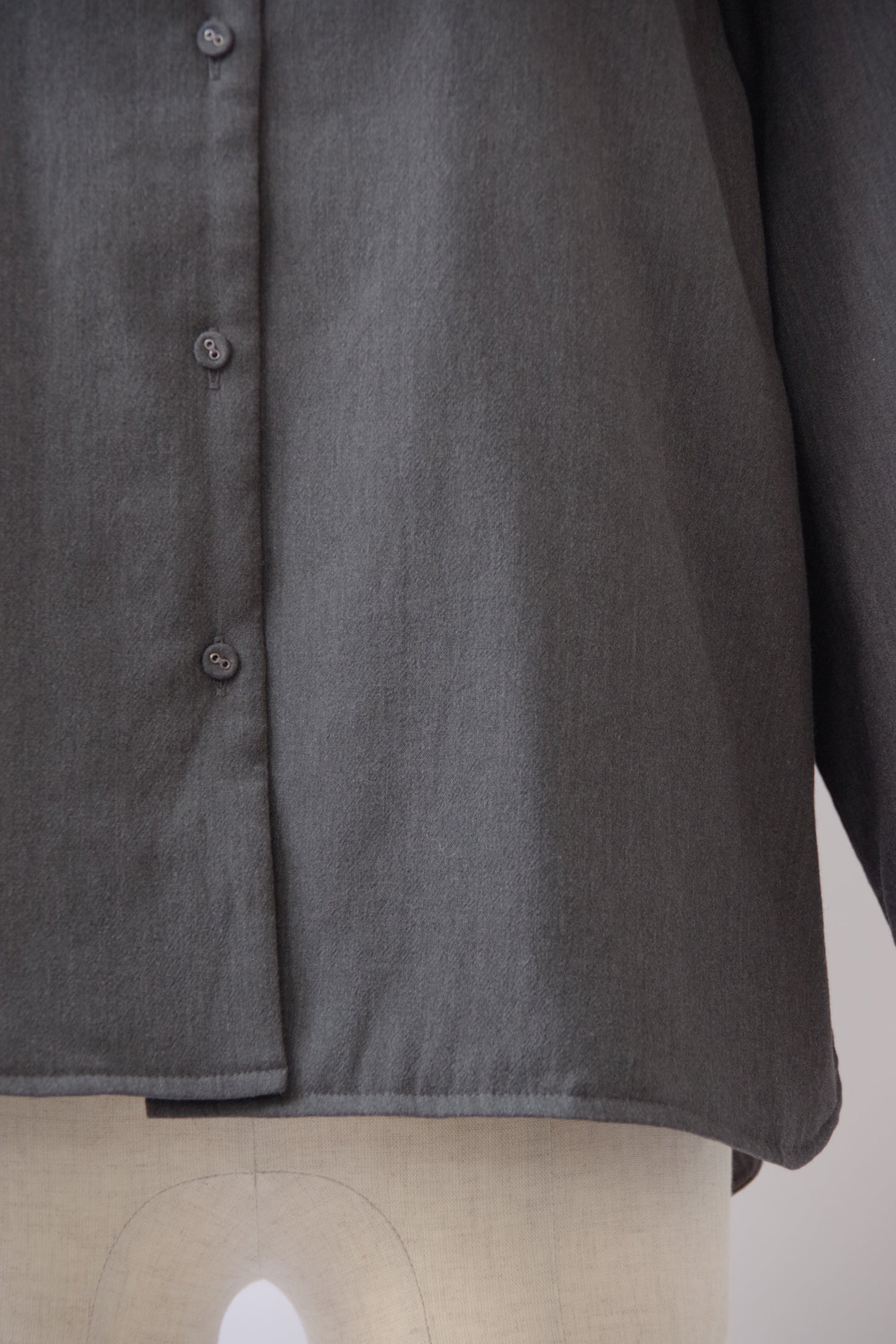 TINY FRILL COLLAR FILLING SHIRT JACKET | Gauze