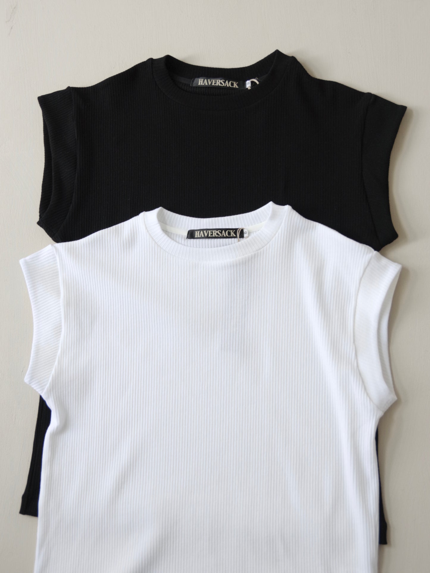 ランダムテレコ ノースリーブシャツ (2color) | HAVERSACK