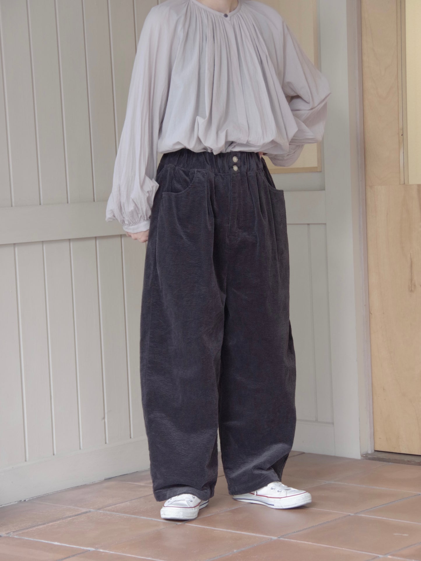 11W サッカーコーデュロイ パンツ ( 3 colors) | bulle de savon