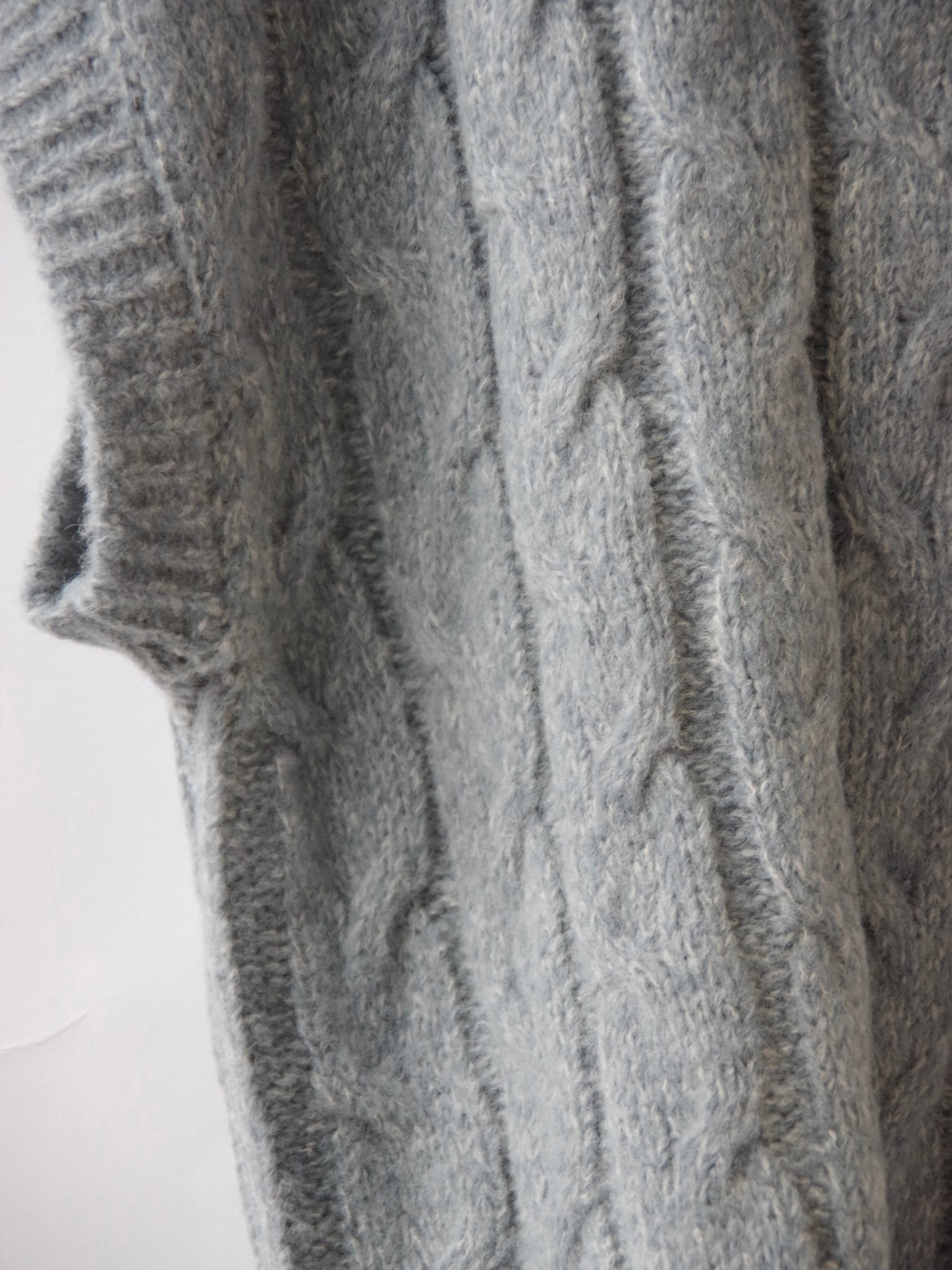 malibo mix ウール アラン編みベスト | yuni