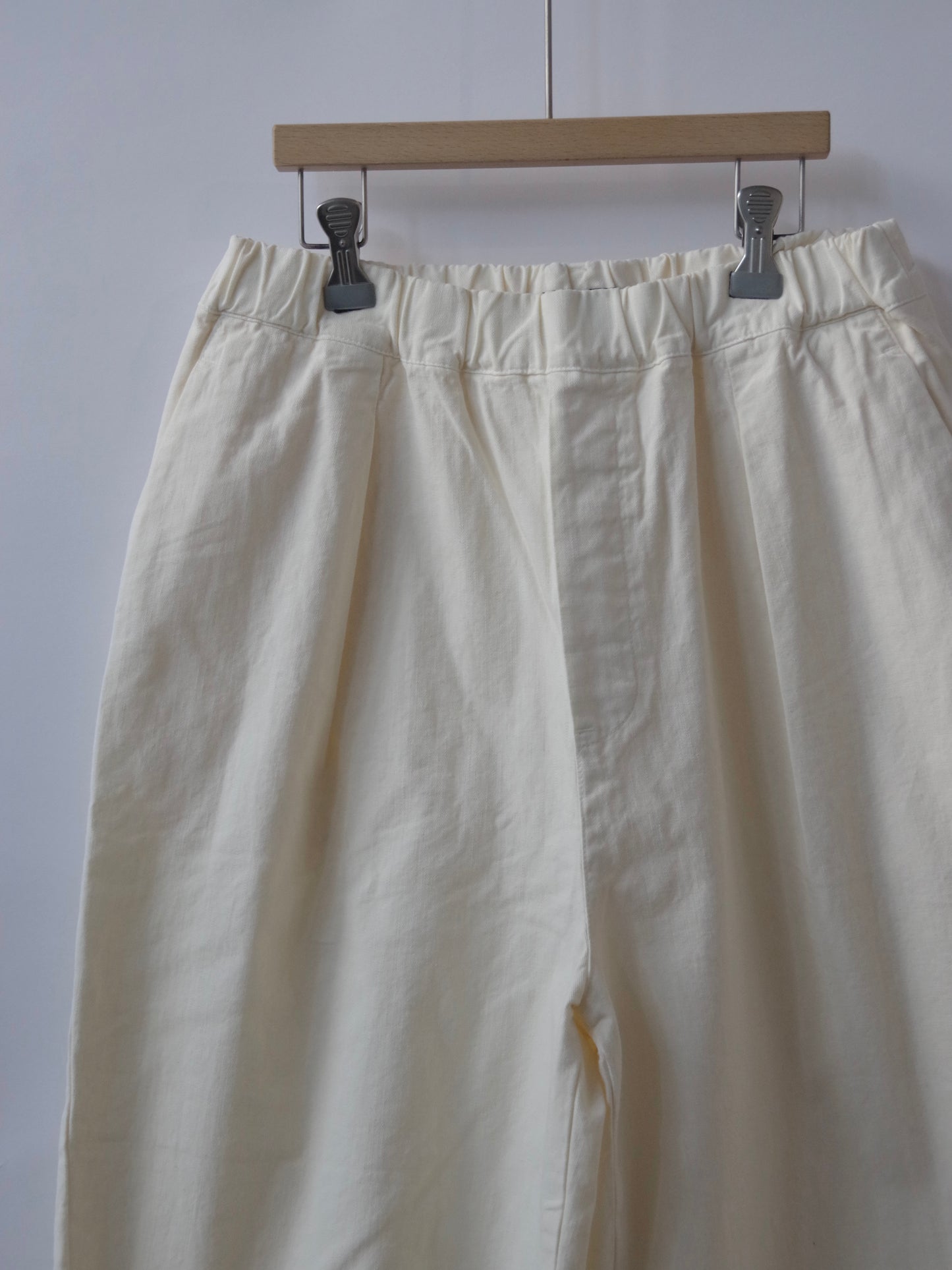 オーガニックコットンスラブイージーオーバルパンツ | Hands of creation