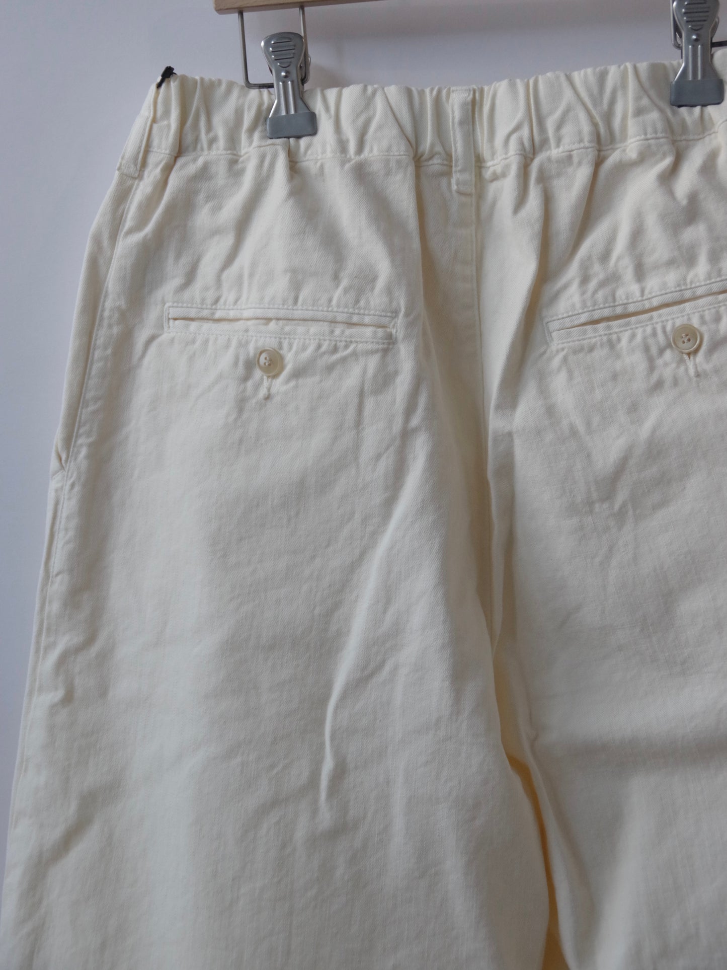 オーガニックコットンスラブイージーオーバルパンツ | Hands of creation