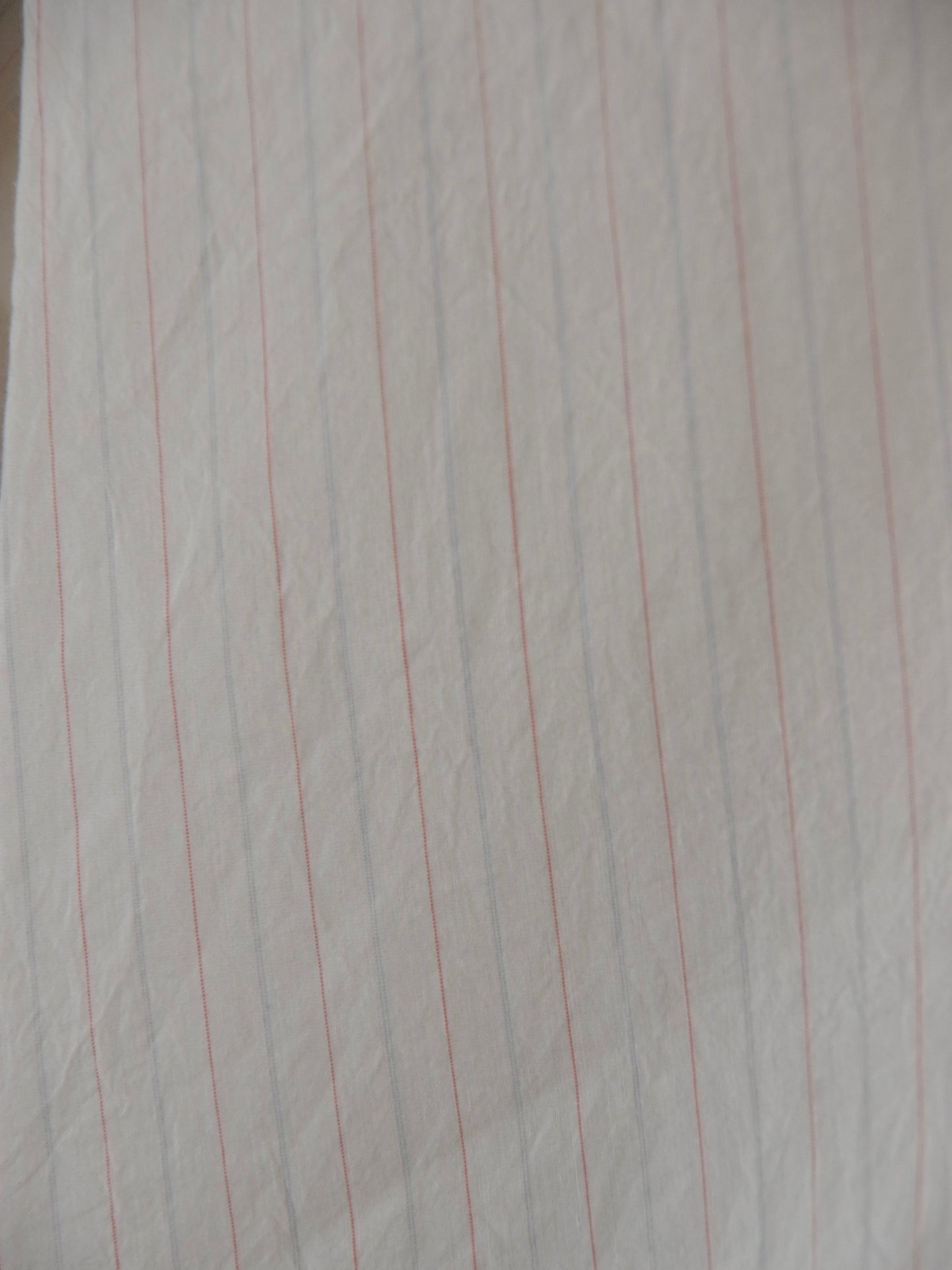 コットンシルク ストライプ moe sleeves バックリボン シャツ | yuni