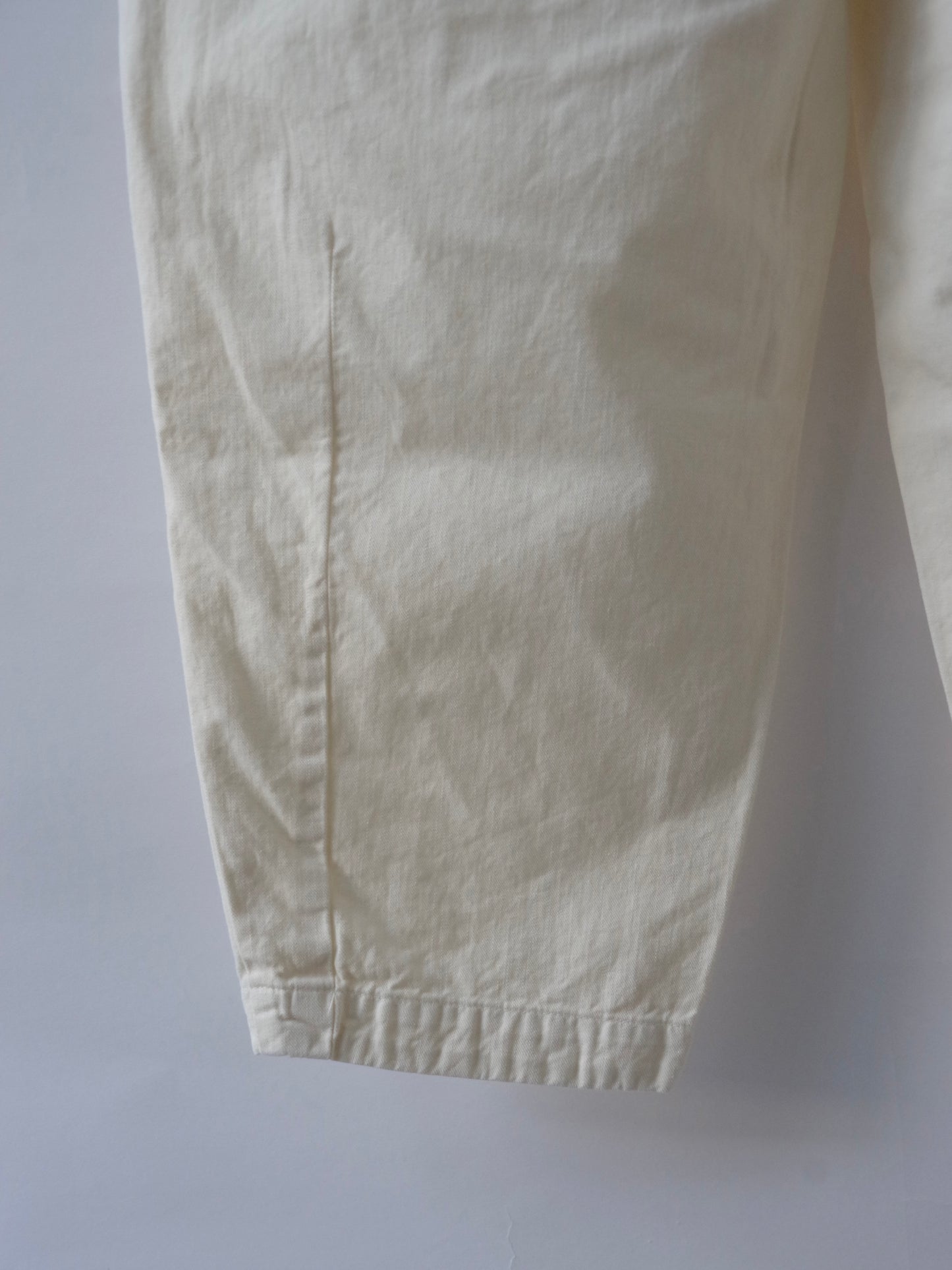 オーガニックコットンスラブイージーオーバルパンツ | Hands of creation