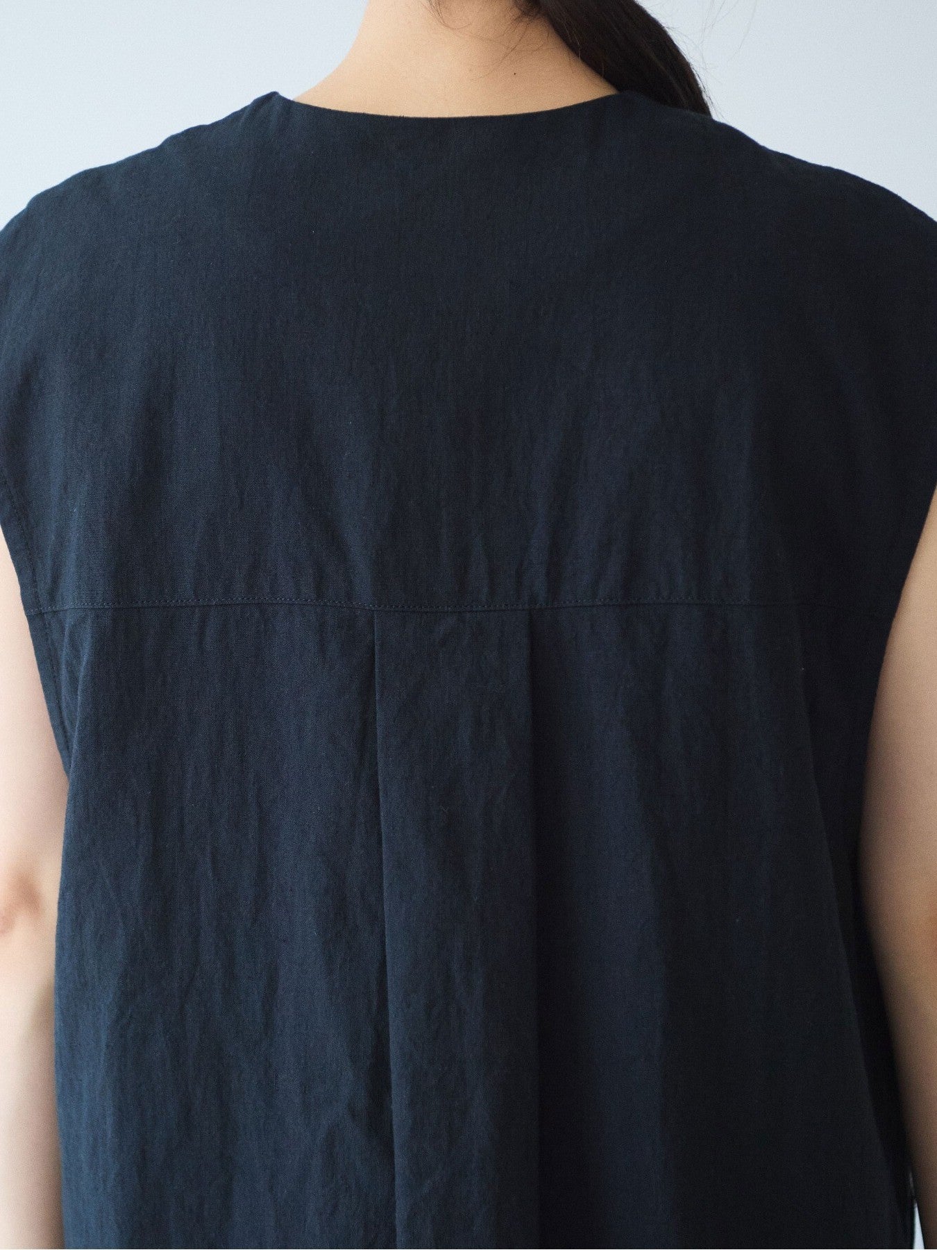 高密度Cotton/Linen ベスト | yuni