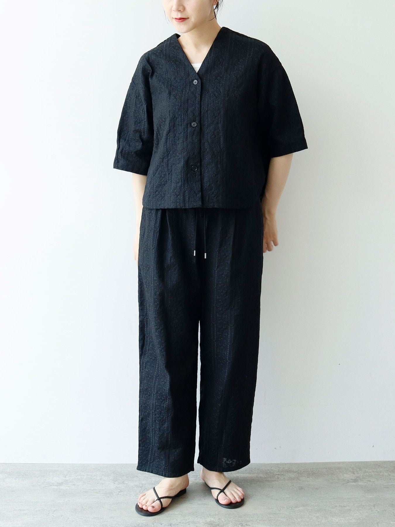 L/embroidely haori ブラウス | yuni