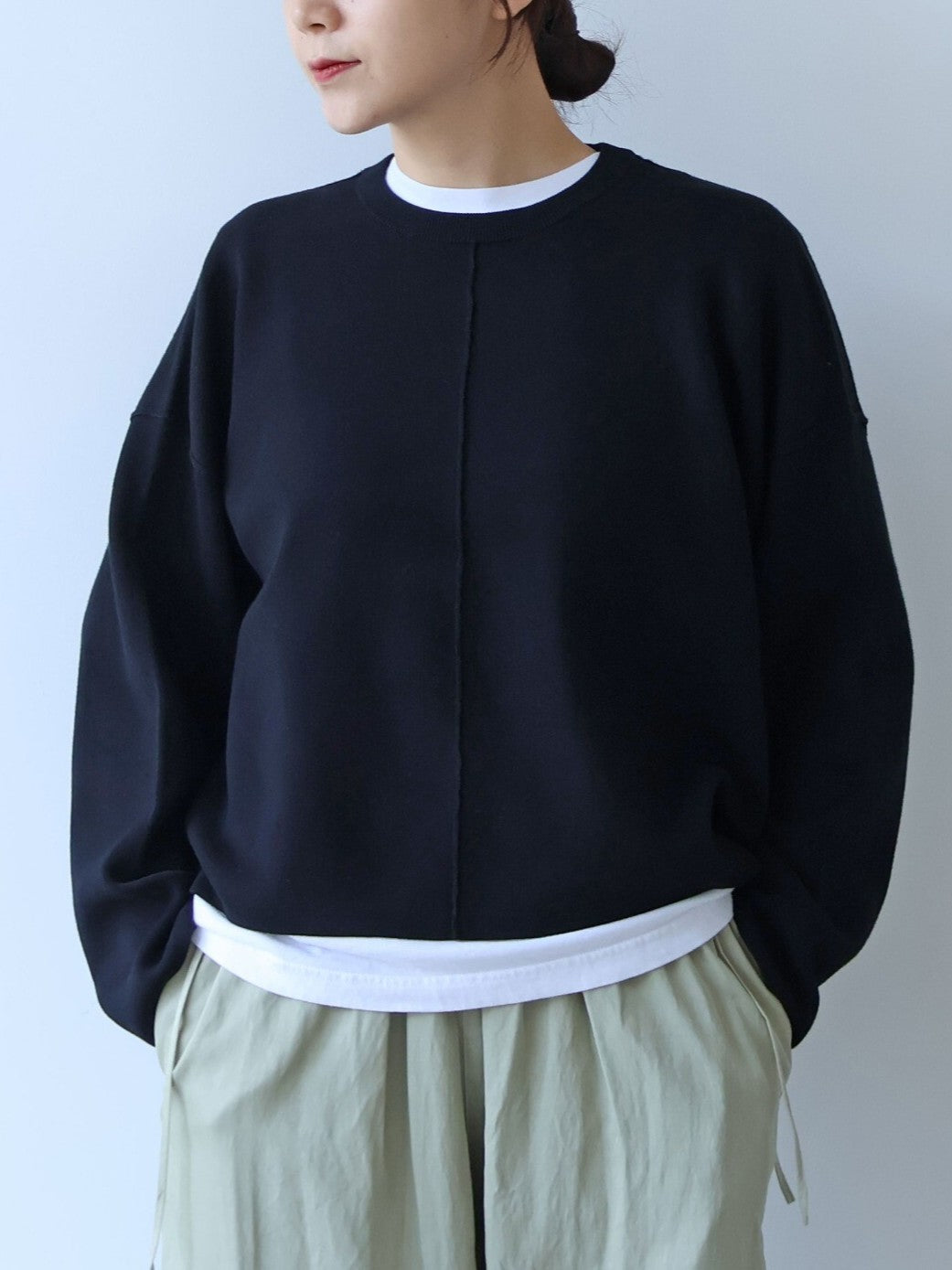 コットンスムース ショートニットプルオーバー(3 colors) | yuni