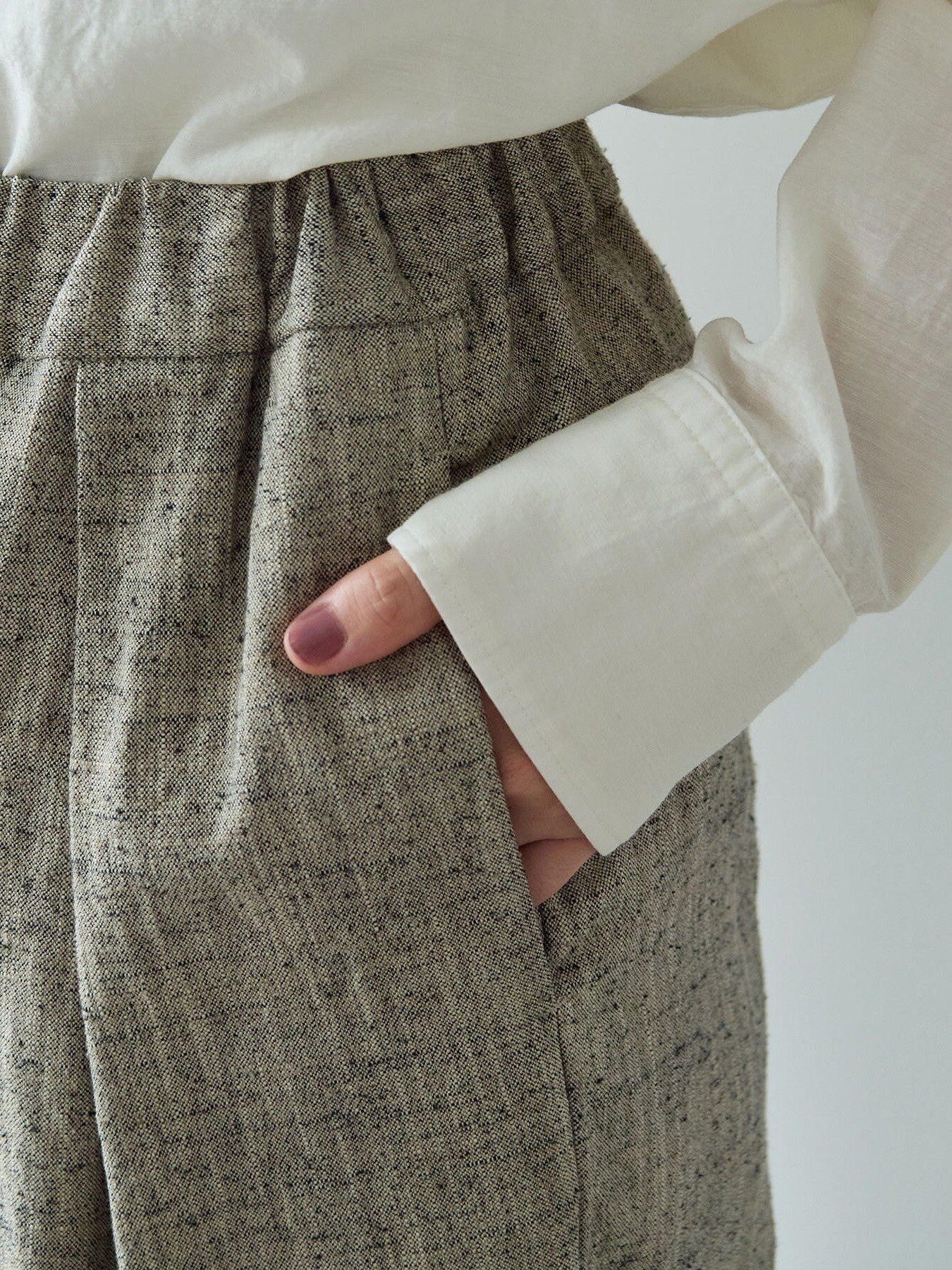 slab nep tweed　gum tack パンツ | yuni