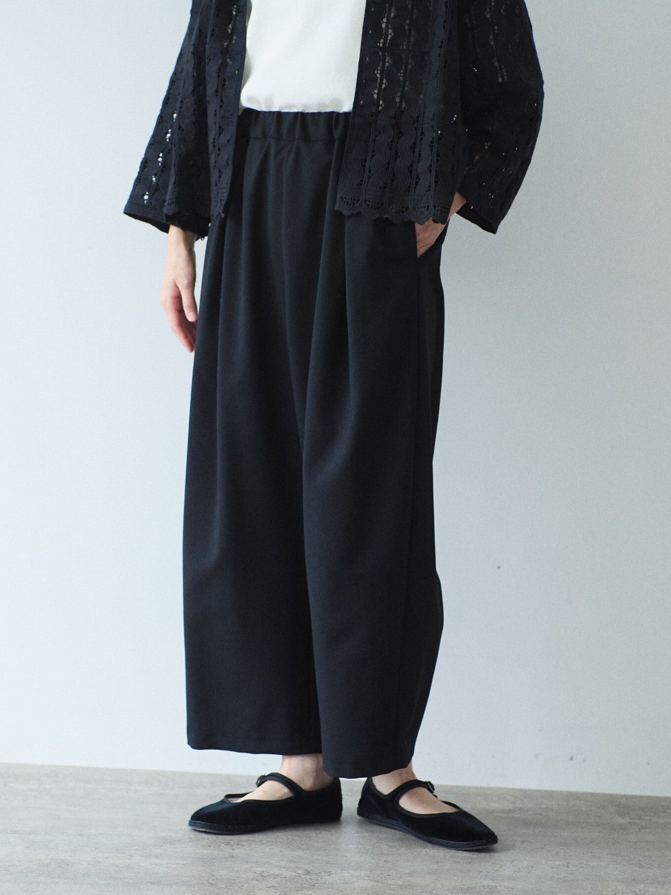washable summer wool gum tack パンツ | yuni