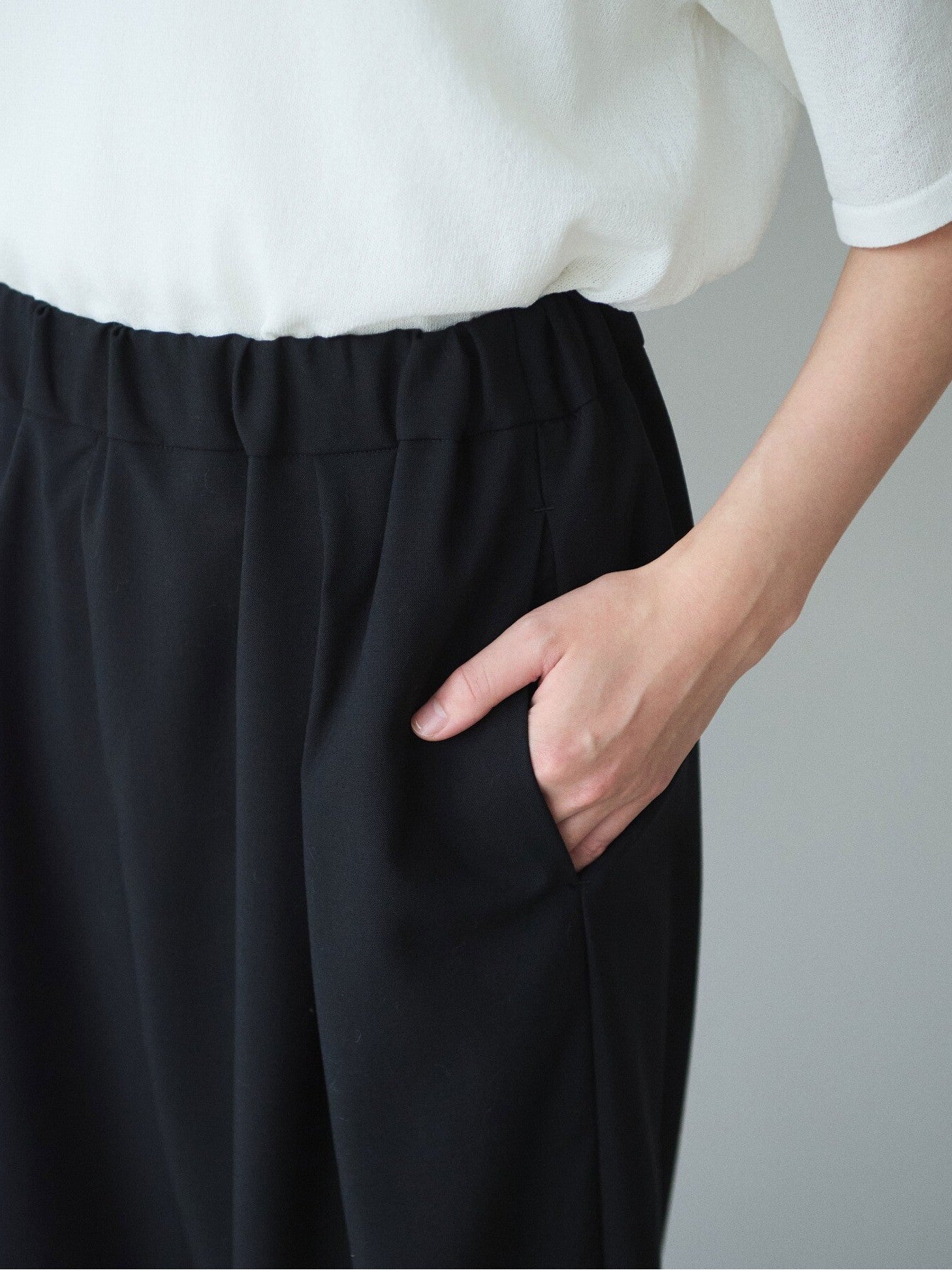 washable summer wool gum tack パンツ | yuni