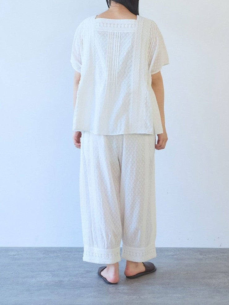 Flower JQ×lace パンツ | yuni