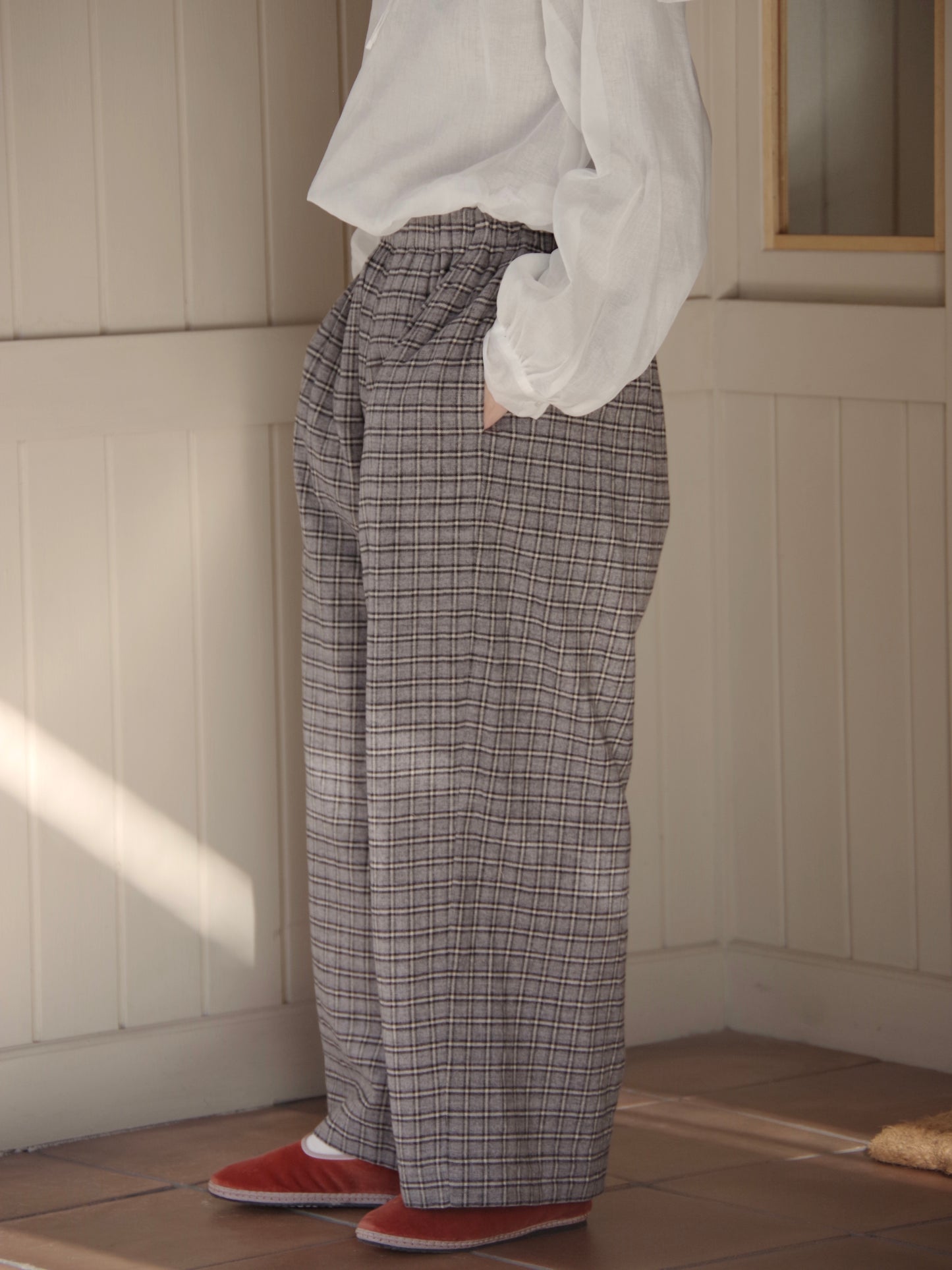 mini チェック パンツ | bulle de savon