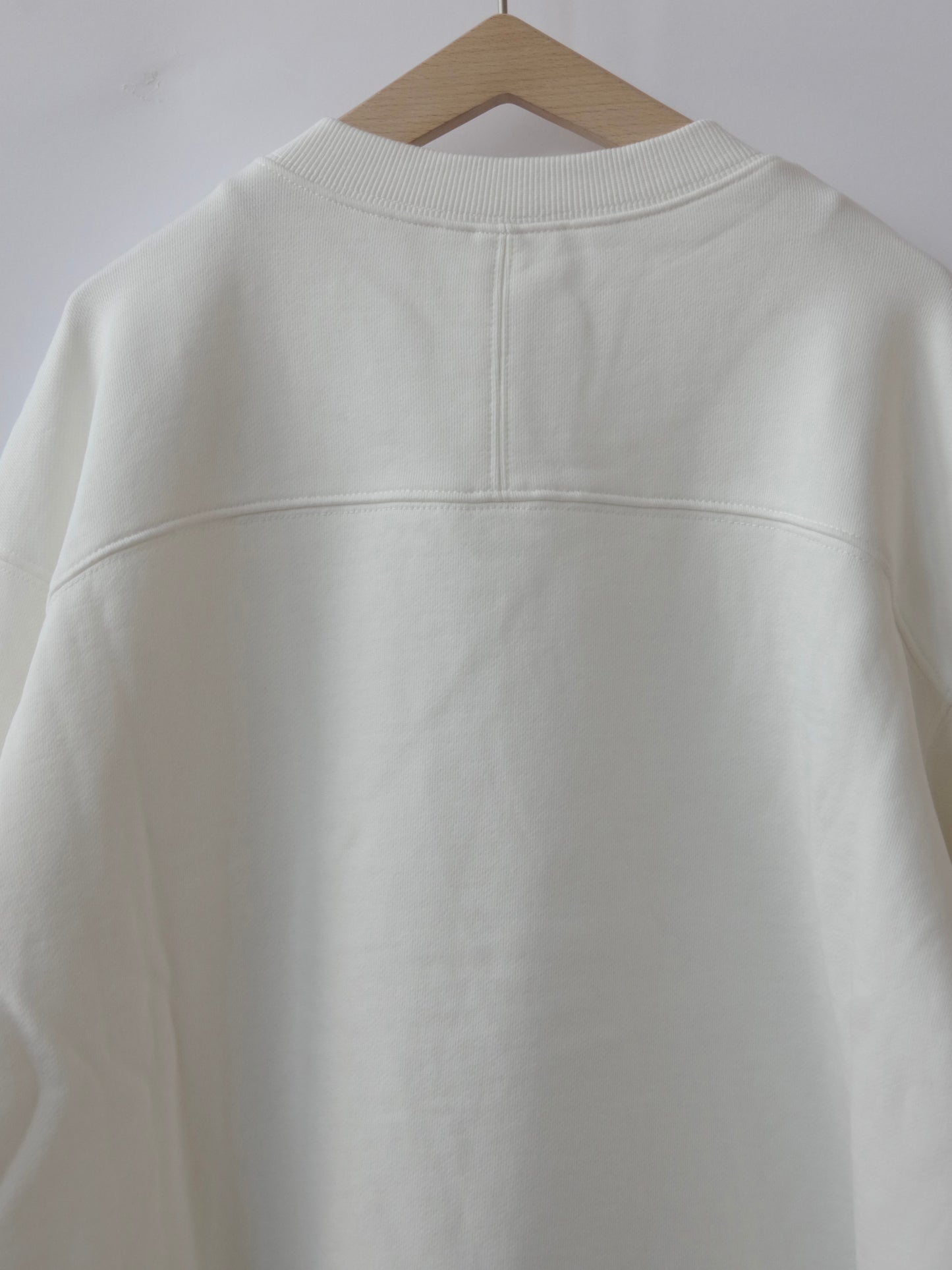 コットン裏毛レースプルオーバー | yuni