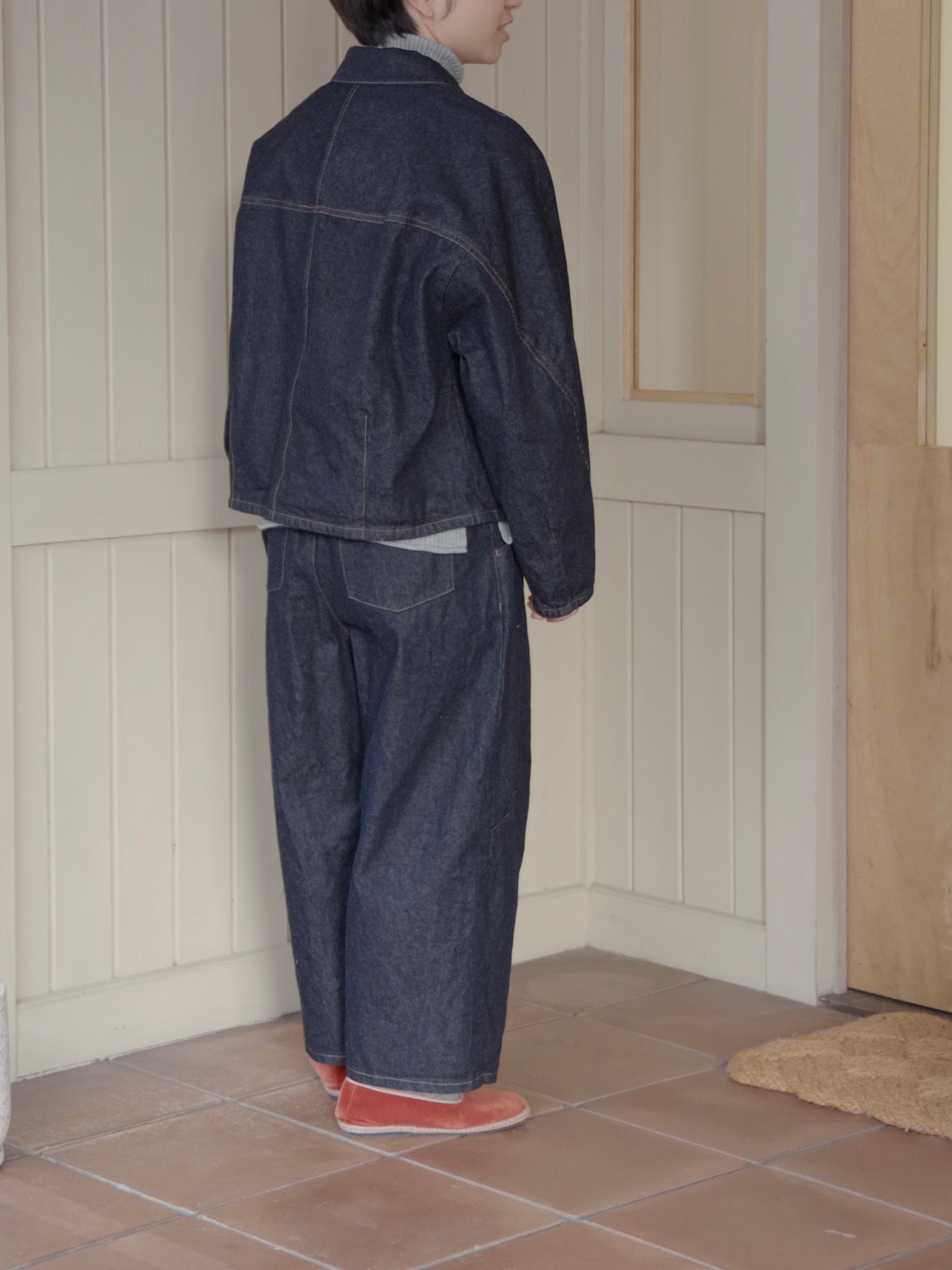 10oz denim cocoon ブルゾン | yuni