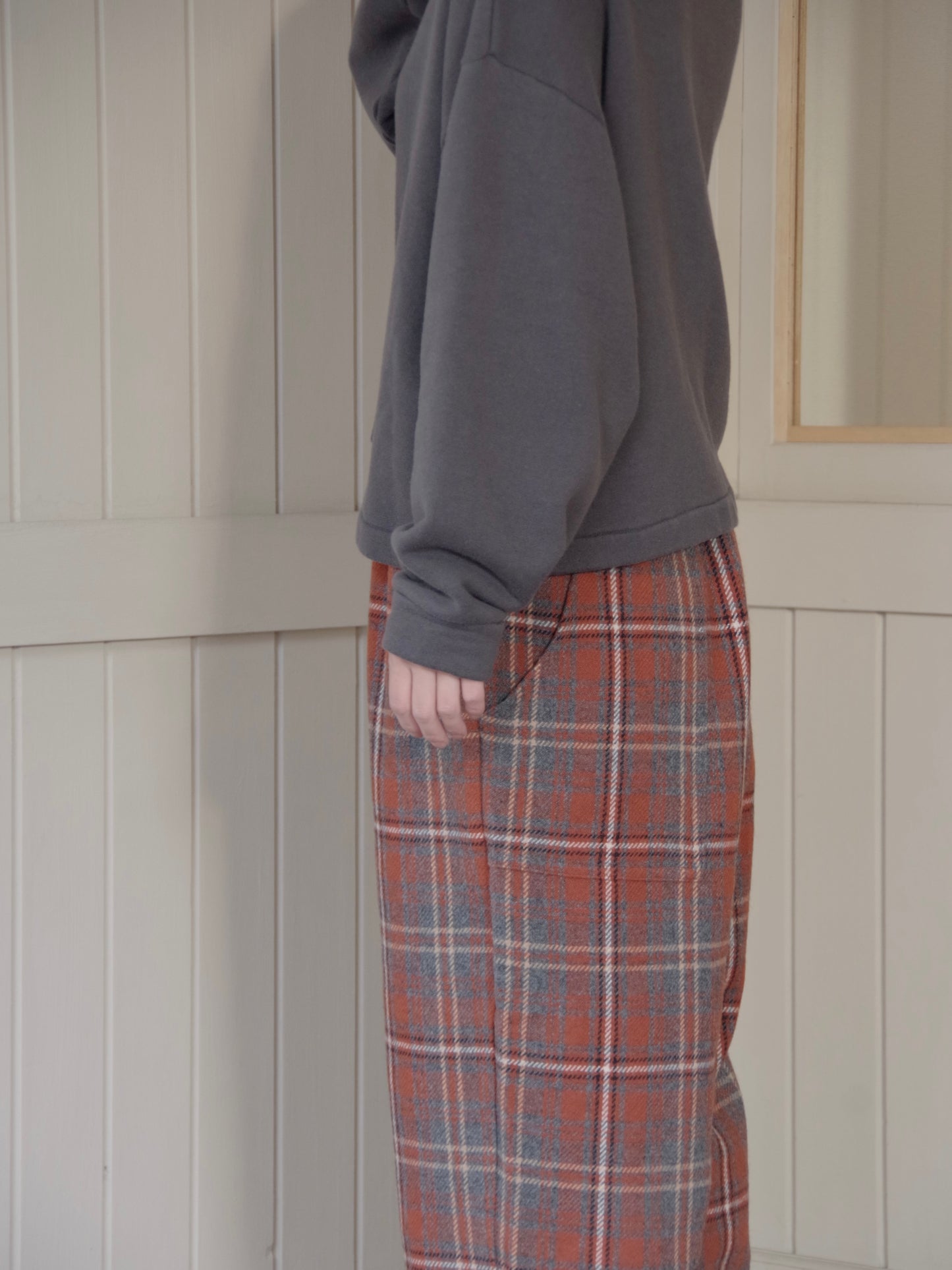 チェックバックワードパンツ | koton