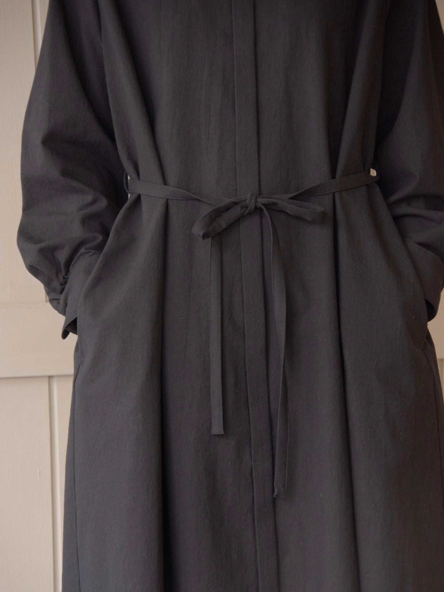 コットンウールシャツワンピース | atelier naruse