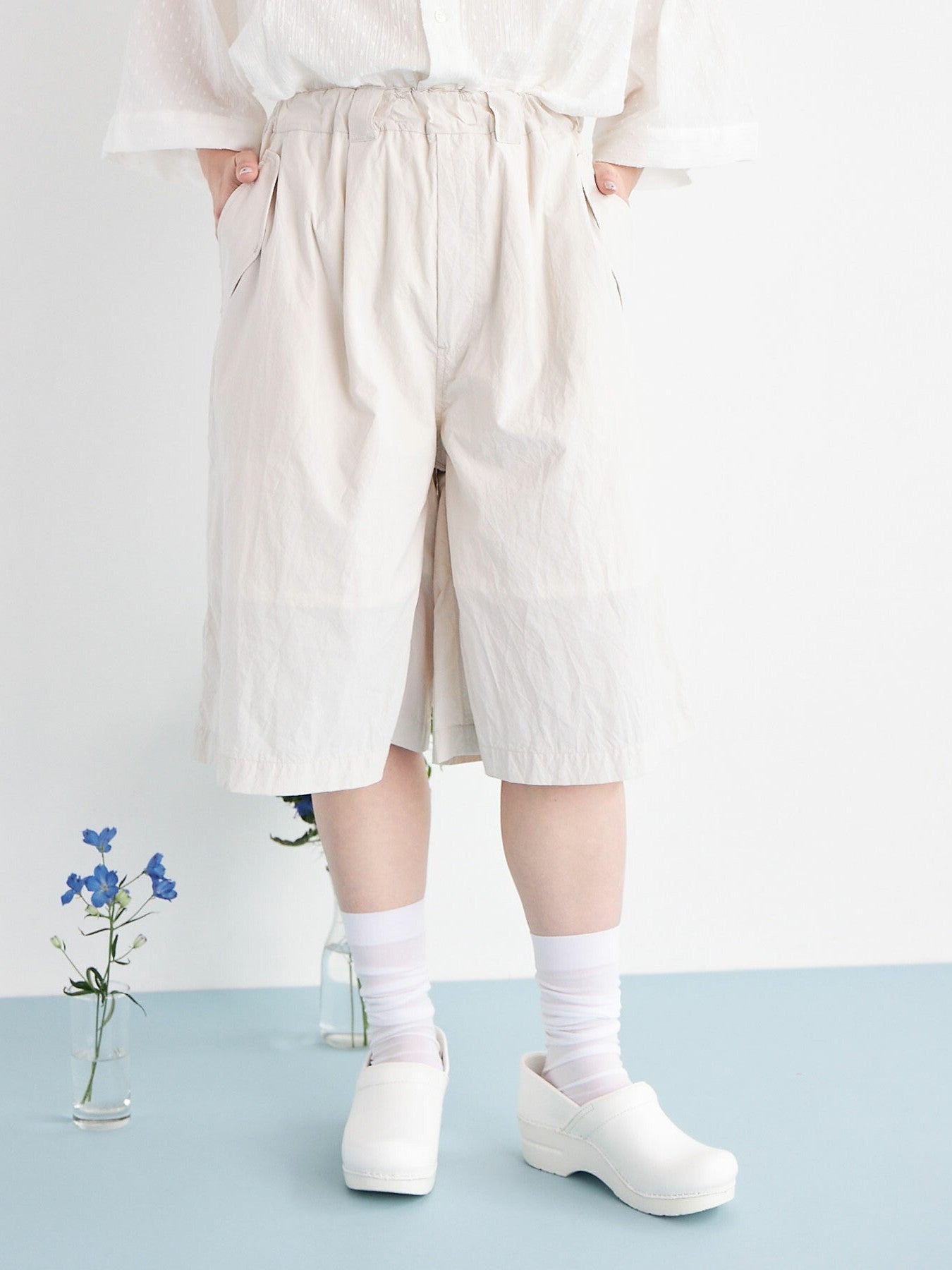 45d NYLON 伊吹染め HALF パンツ | buoybuoy