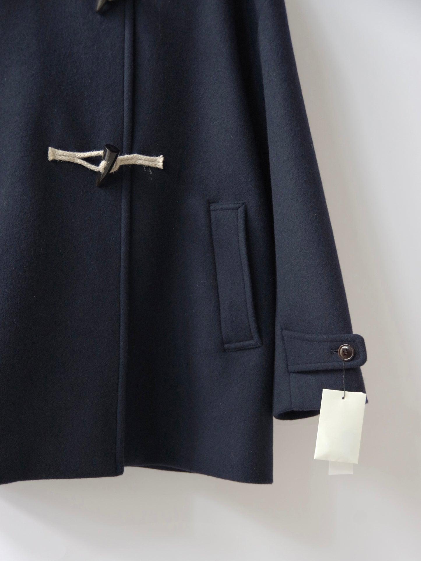 super110's二重織ビーバーショートダッフルコート | Hands of creation