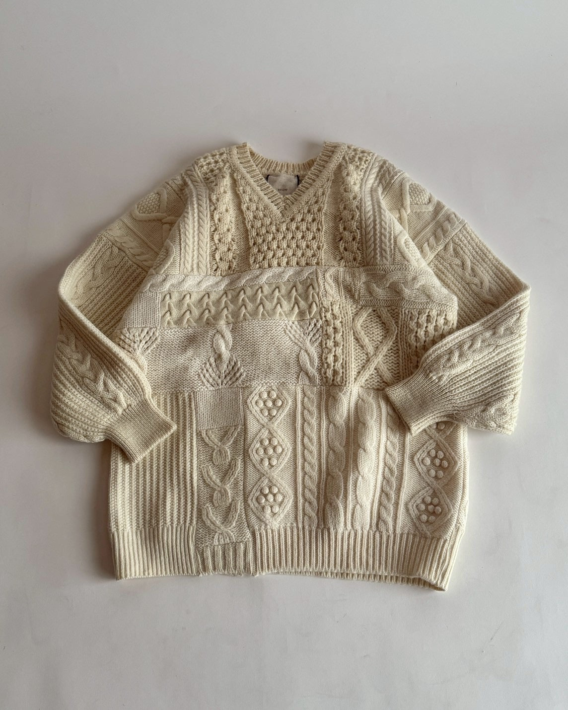 パッチワークセーター MO-24-KN-124 | motley