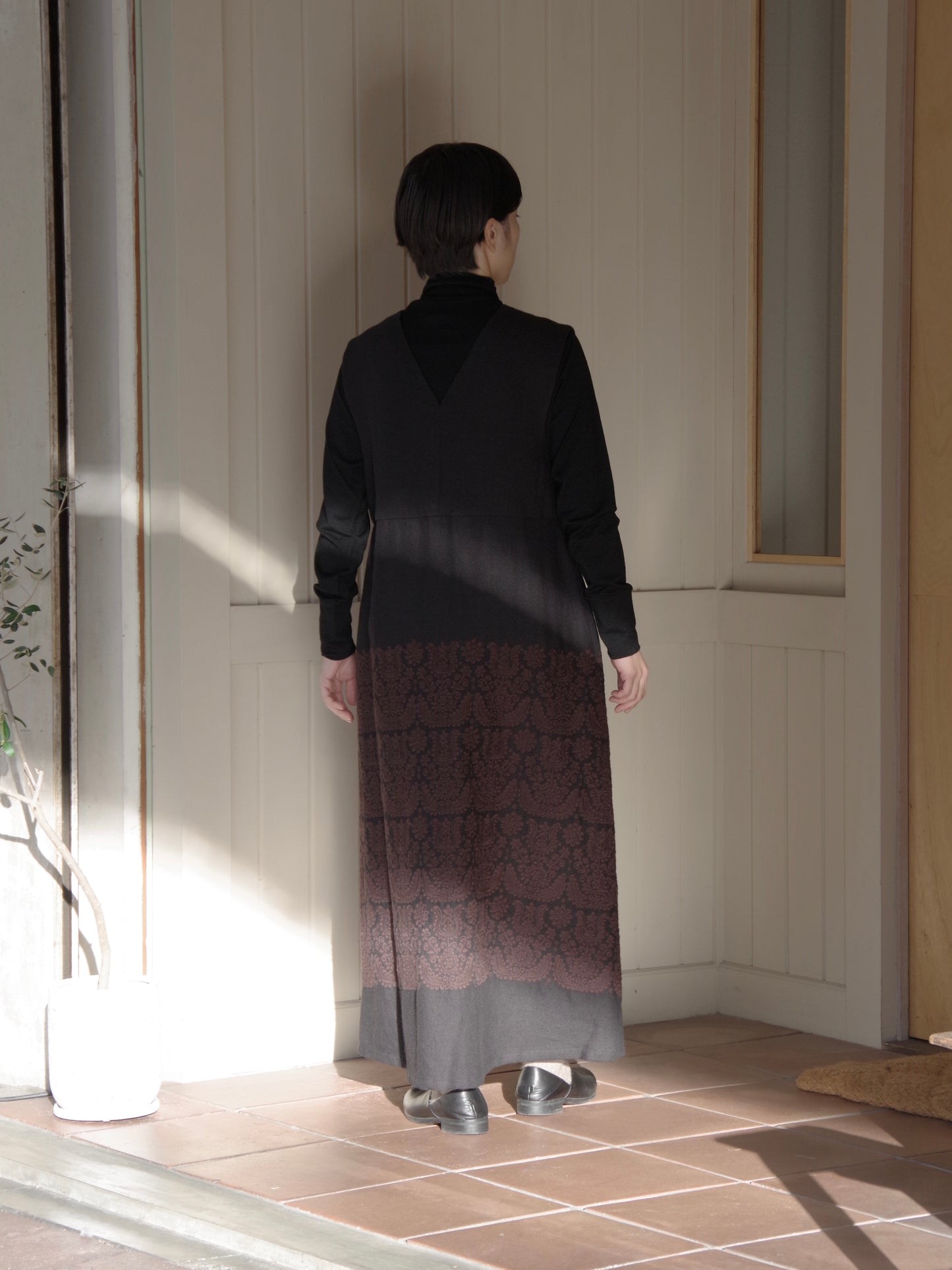 irasos embroidery ジャンパードレス | qiri