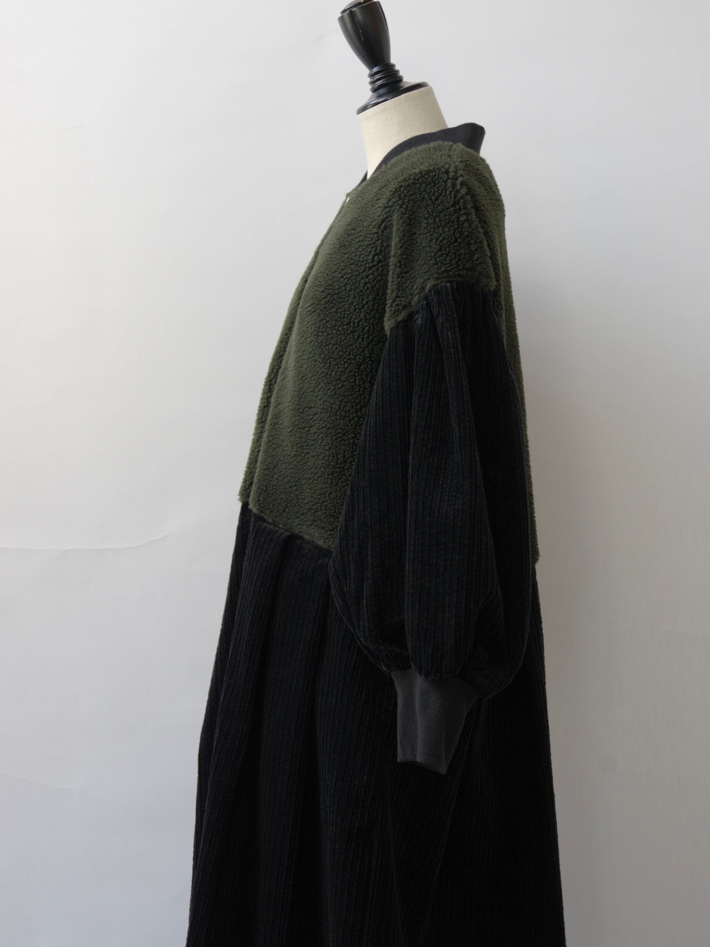 ボアコンボコーデュロイ Wzipロングコート | PARIS DE AOUNE