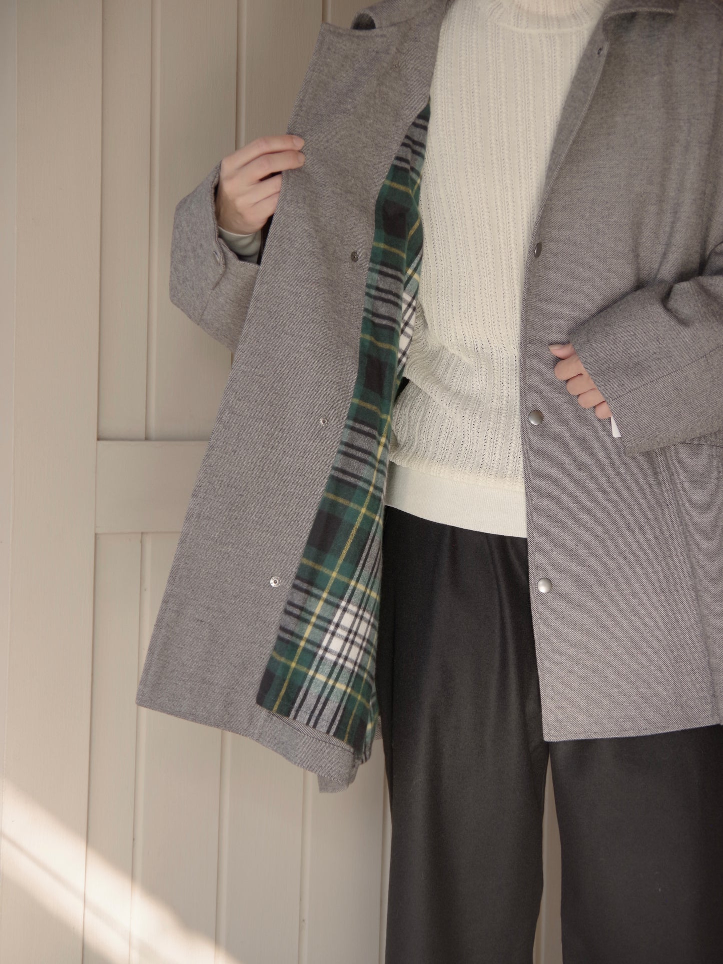 POP TWEED DOLMAN コート| buoy buoy