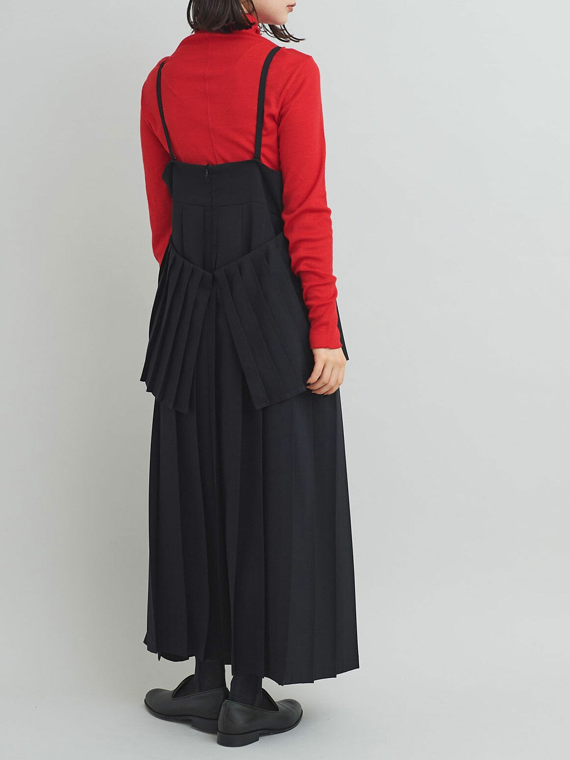 トロピカルワッシャー プリーツ キャミ ワンピース | iki