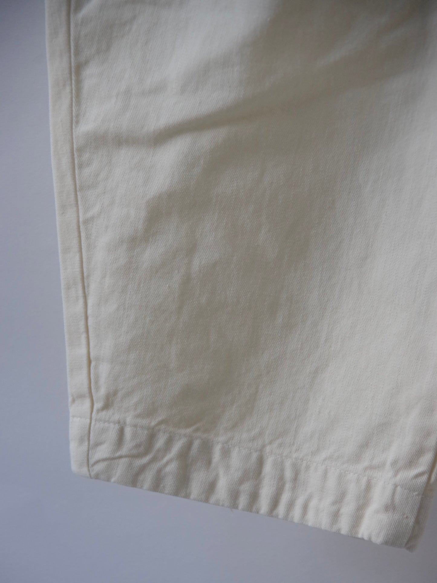 オーガニックコットンスラブイージーオーバルパンツ | Hands of creation