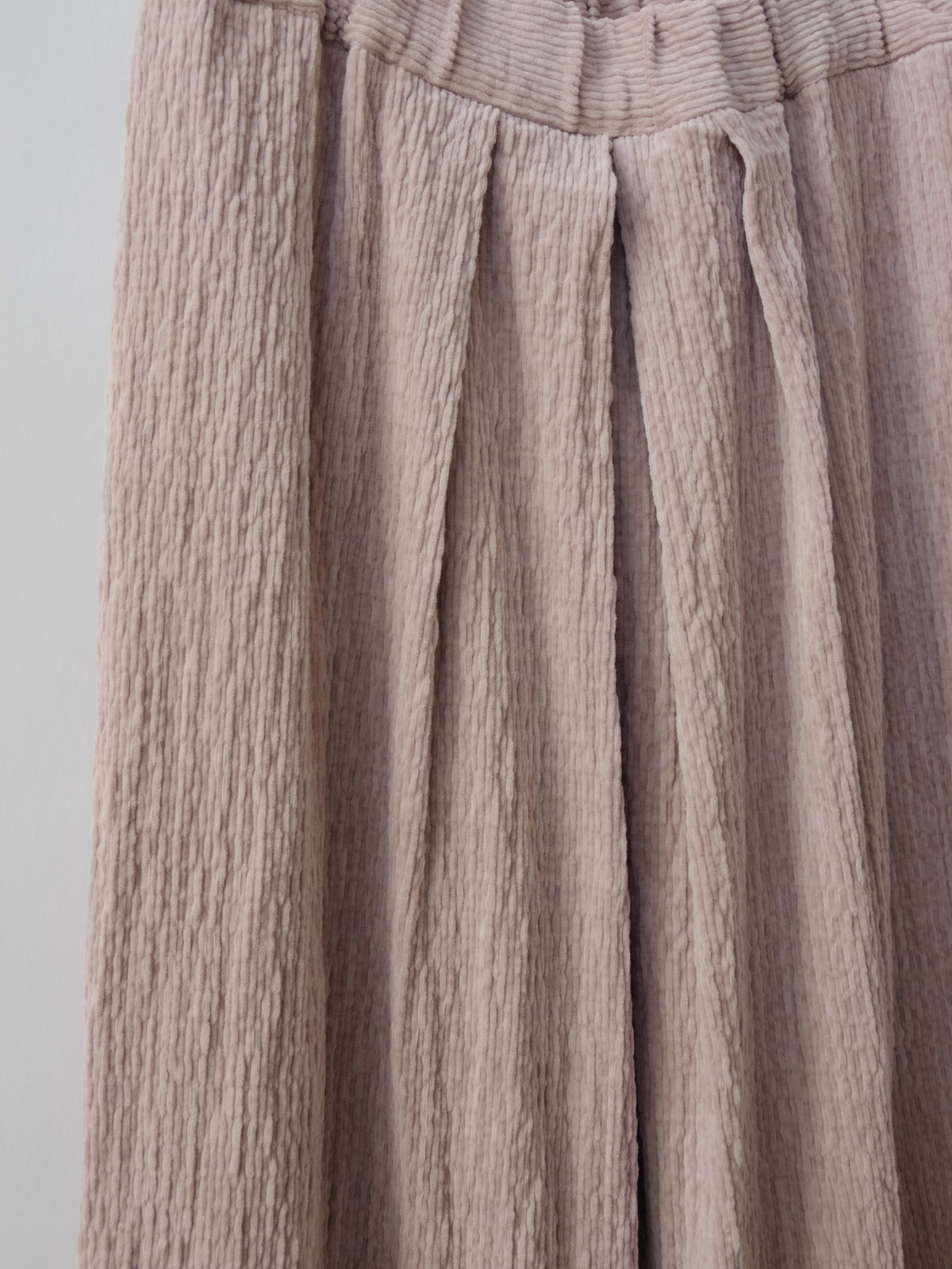 C/Pu shirring corduroy relax パンツ | yuni