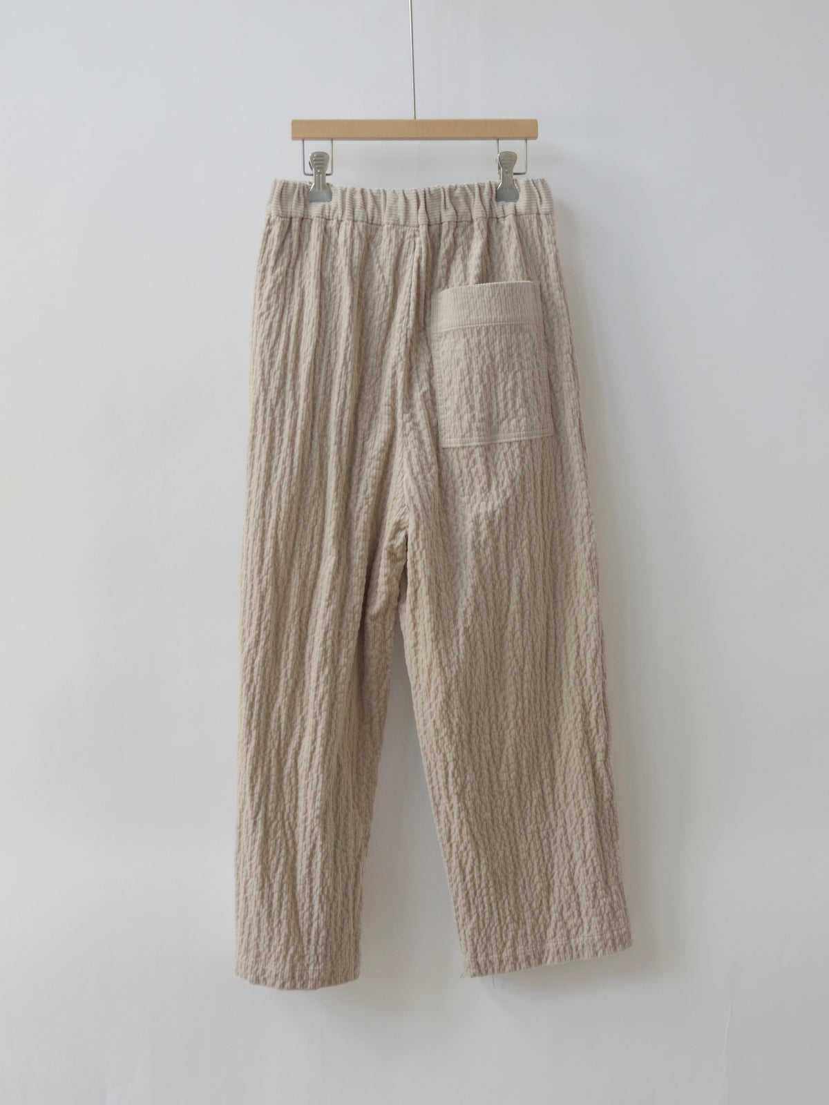 C/Pu shirring corduroy relax パンツ | yuni