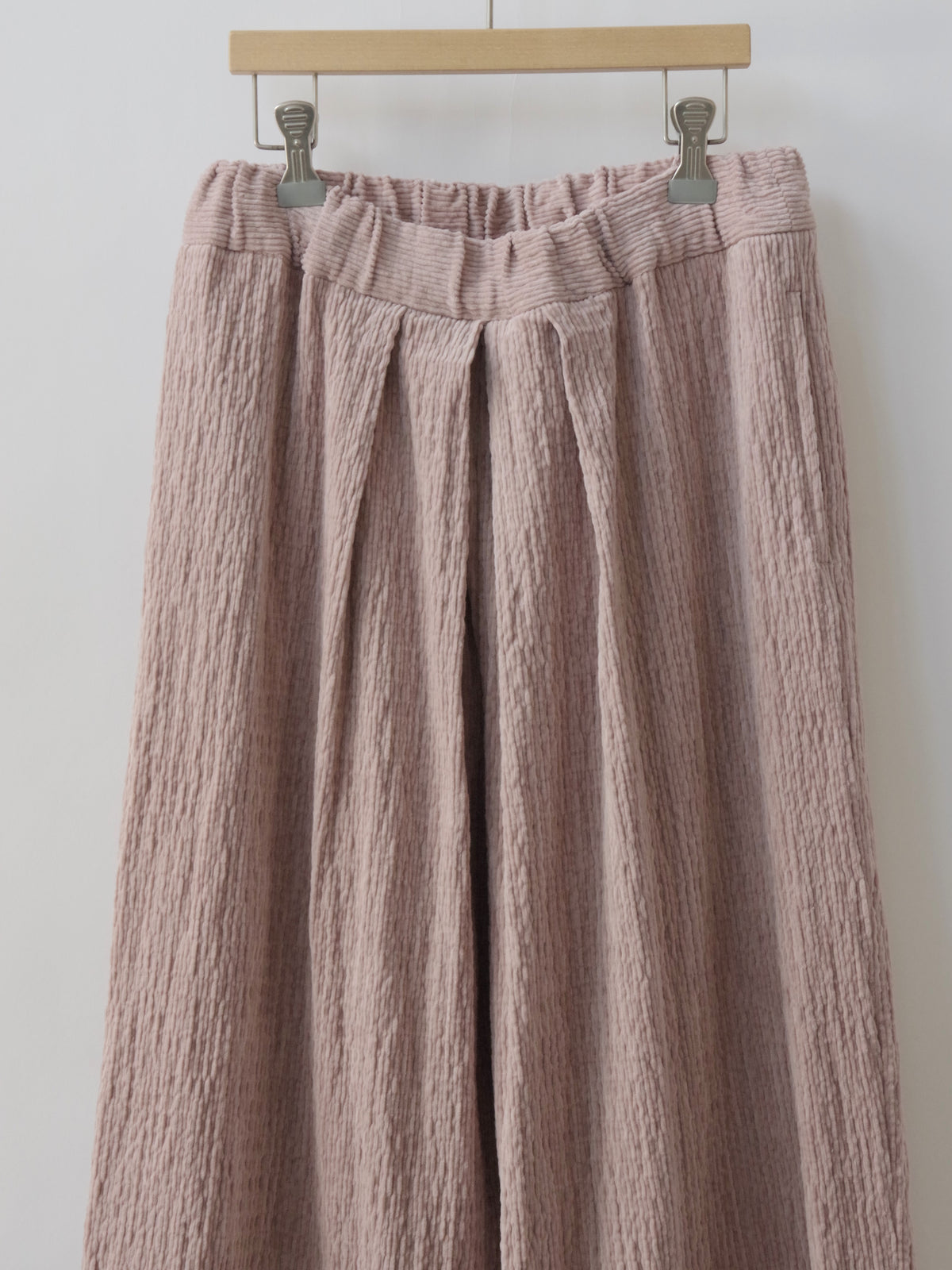 C/Pu shirring corduroy relax パンツ | yuni