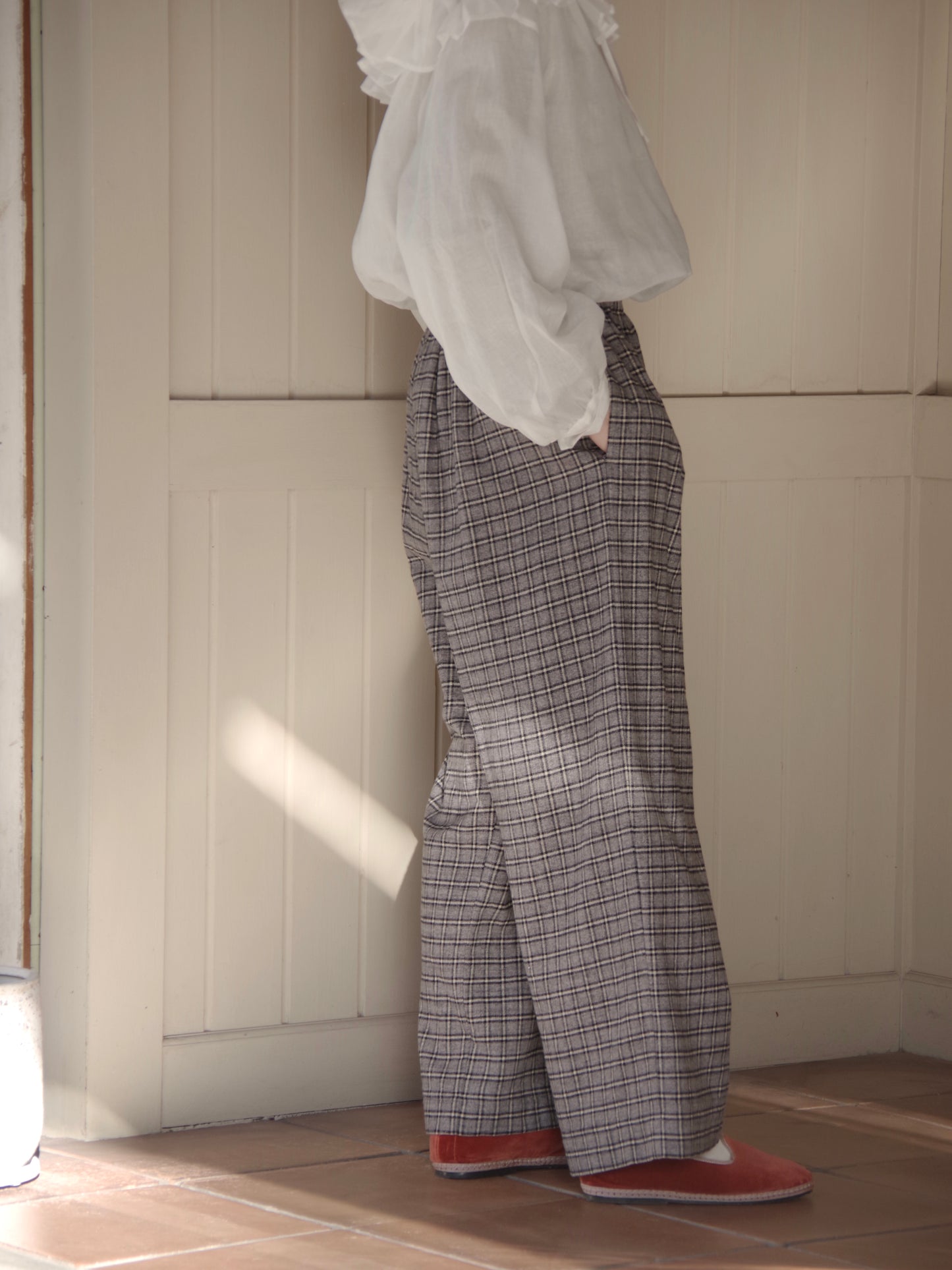 mini チェック パンツ | bulle de savon