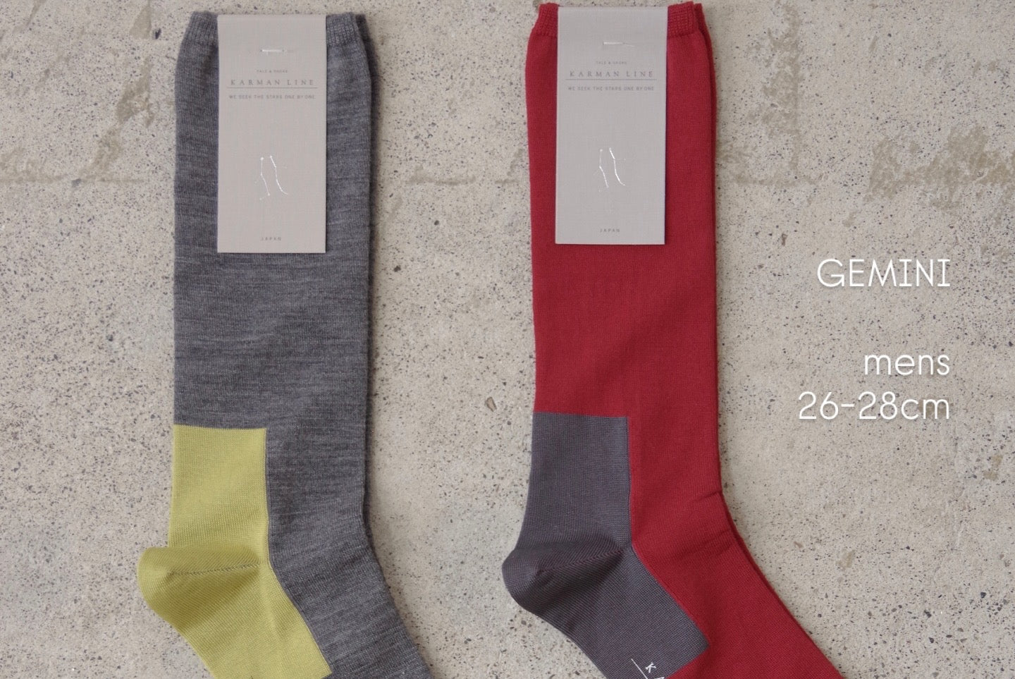 GEMINI  wool×heel / 26 - 28cm  | KARMAN LINE