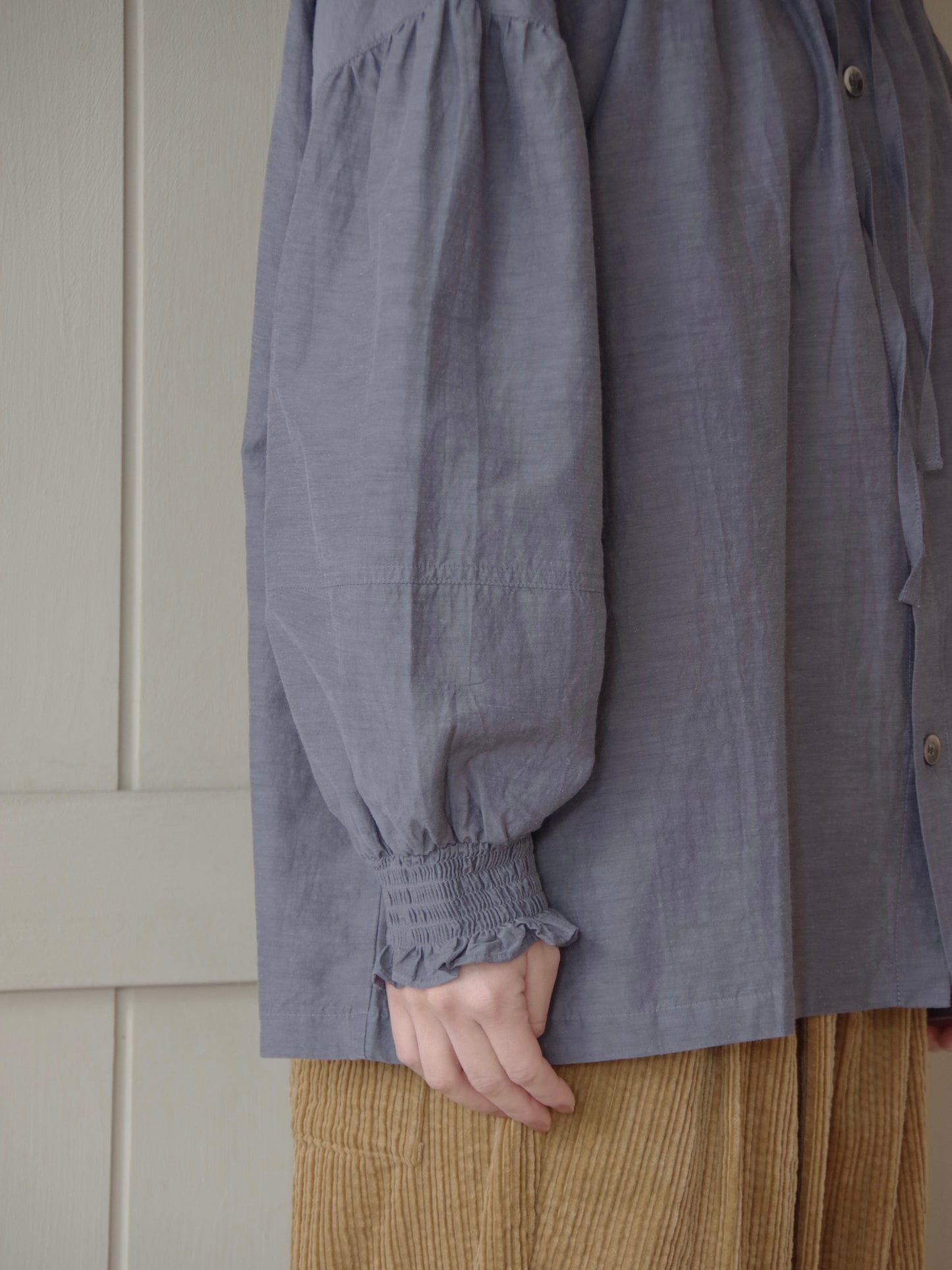 コットンキュプラリネン フーディー | UNIVERSAL SEVEN