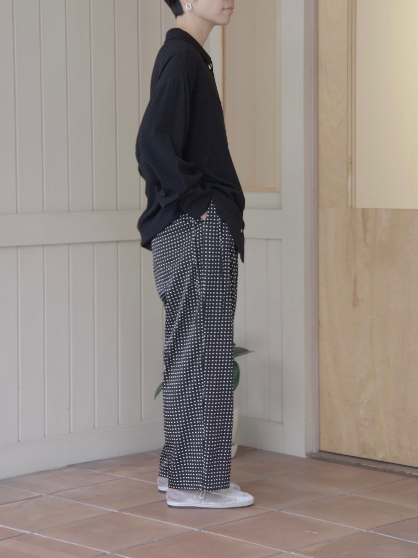 レーヨンウール haori シャツ ( 2 color) | yuni