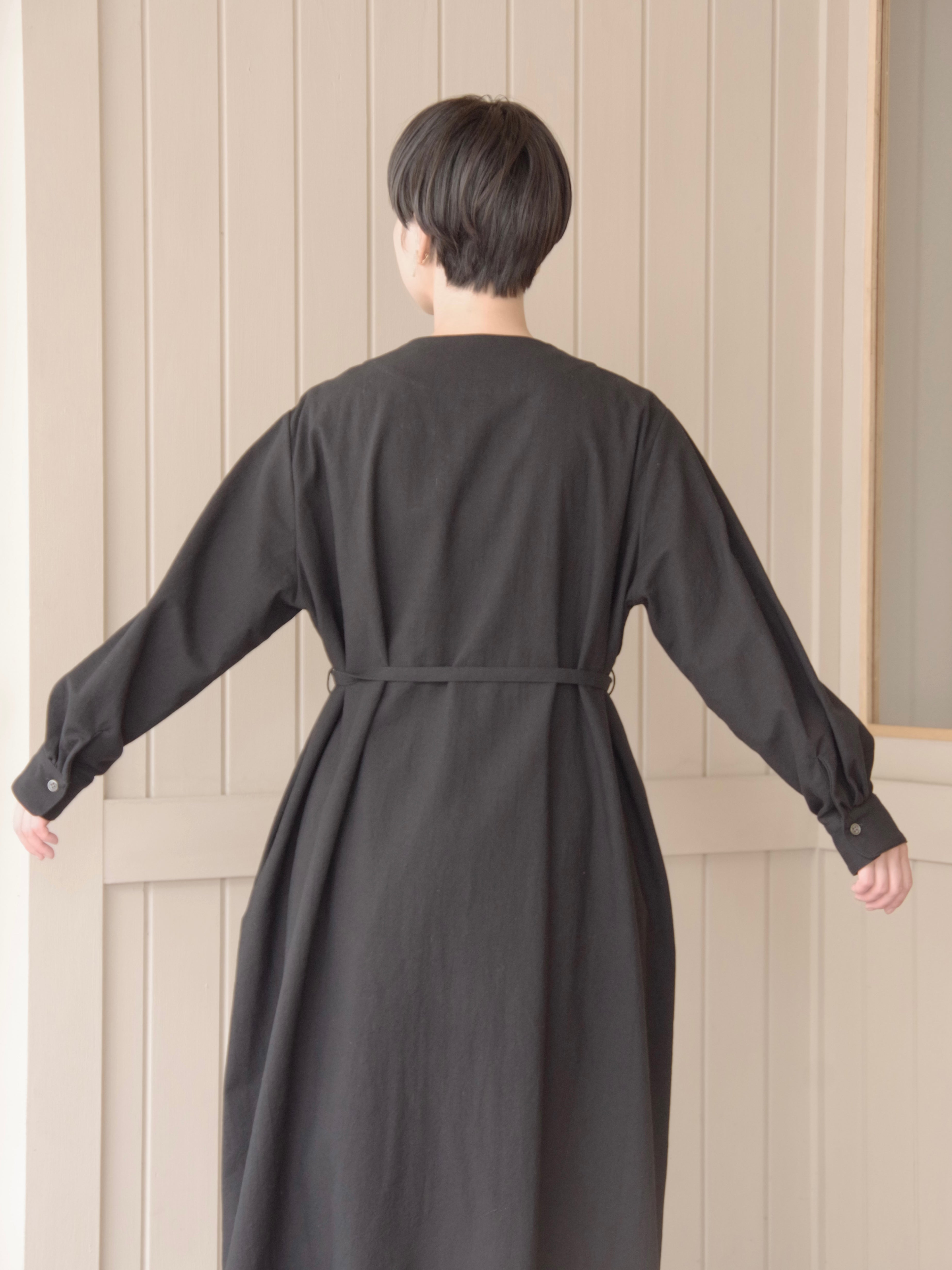 コットンウールシャツワンピース | atelier naruse – おんど en no