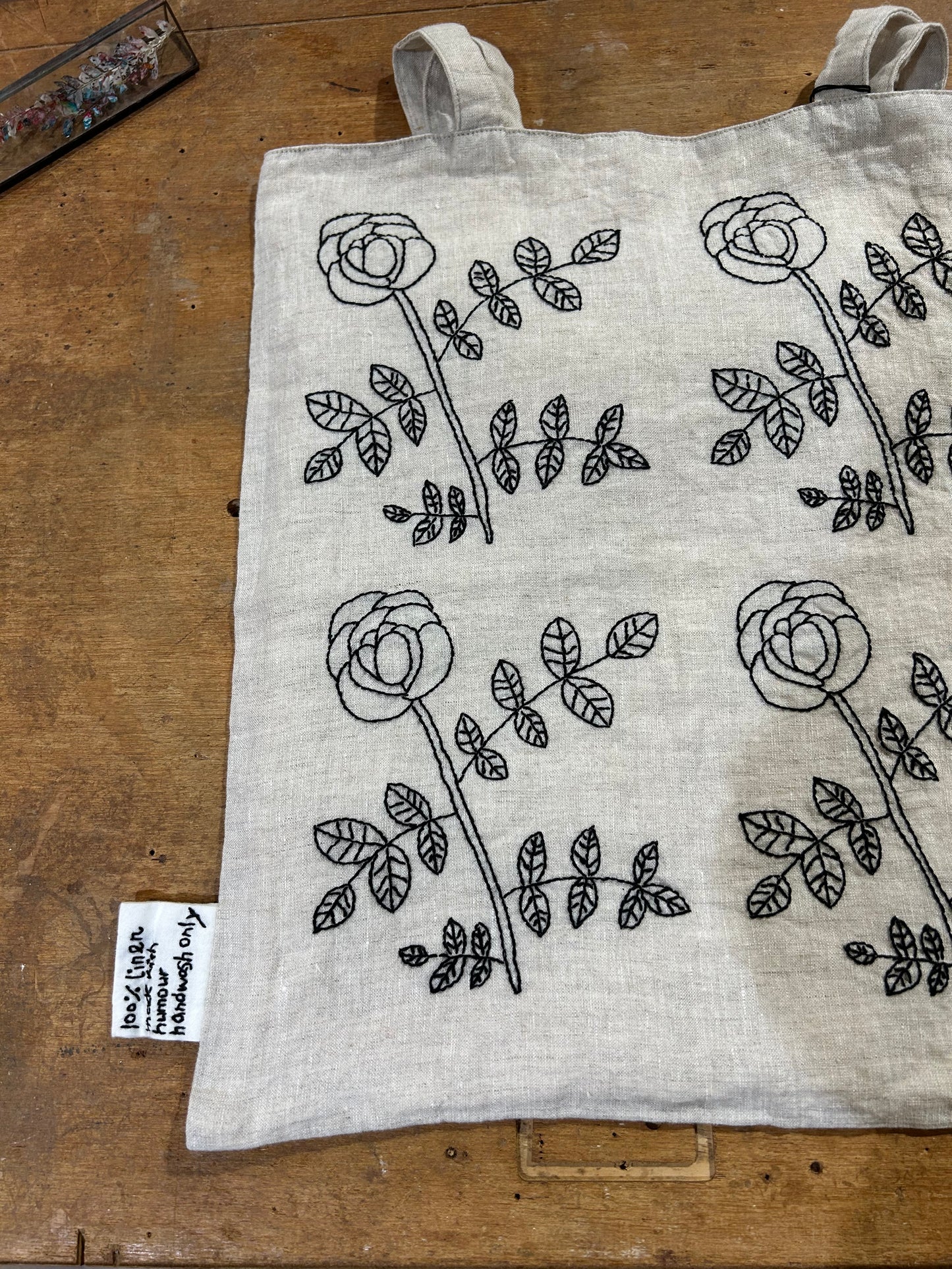 バラの花トートバッグ  | potandtea