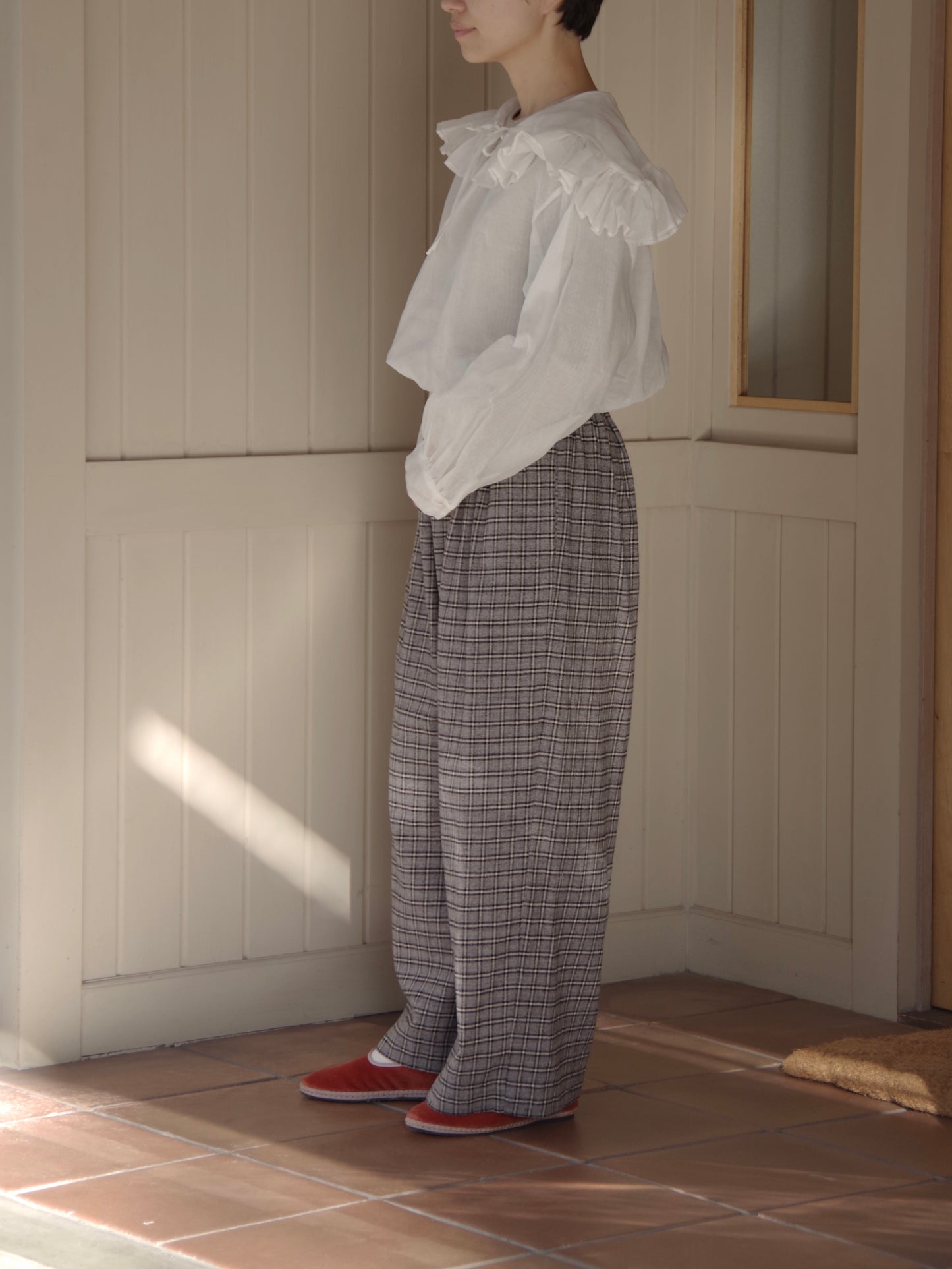 mini チェック パンツ | bulle de savon