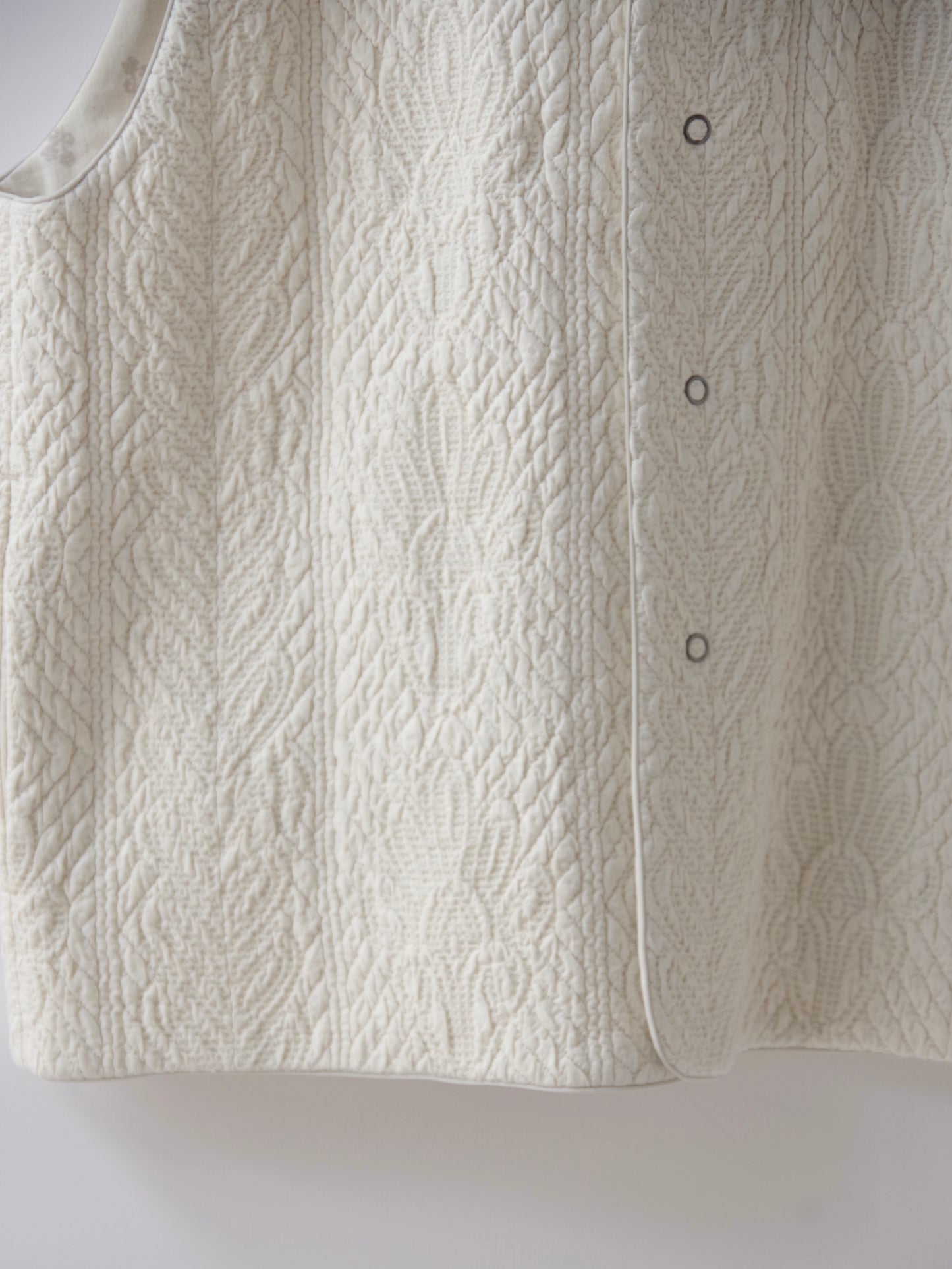boutis jacquard ベスト ( 2color) |  qiri