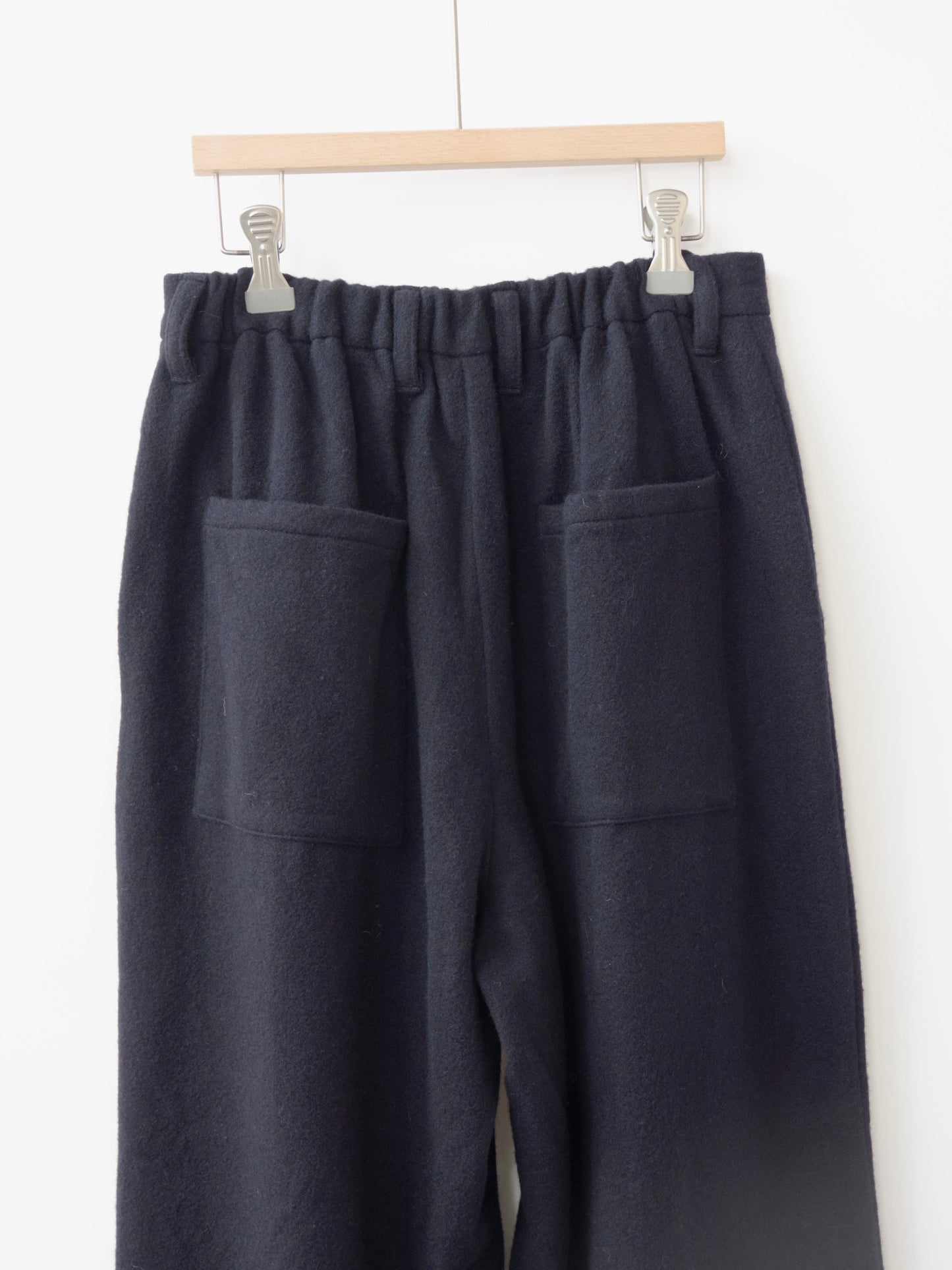 ウールカシミヤビーバータックストレートパンツ |  TISSU