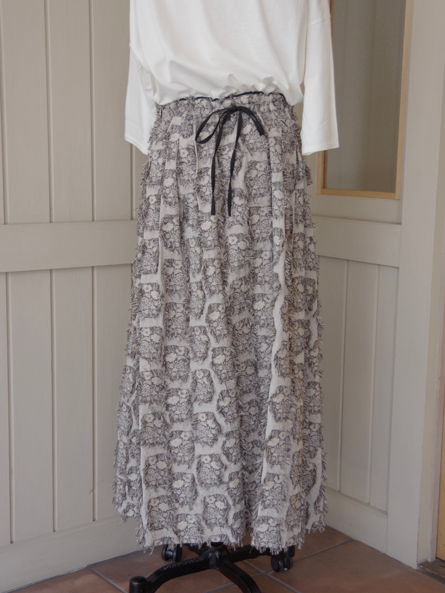 花野風jacquard スカート ( 2 color) |  qiri