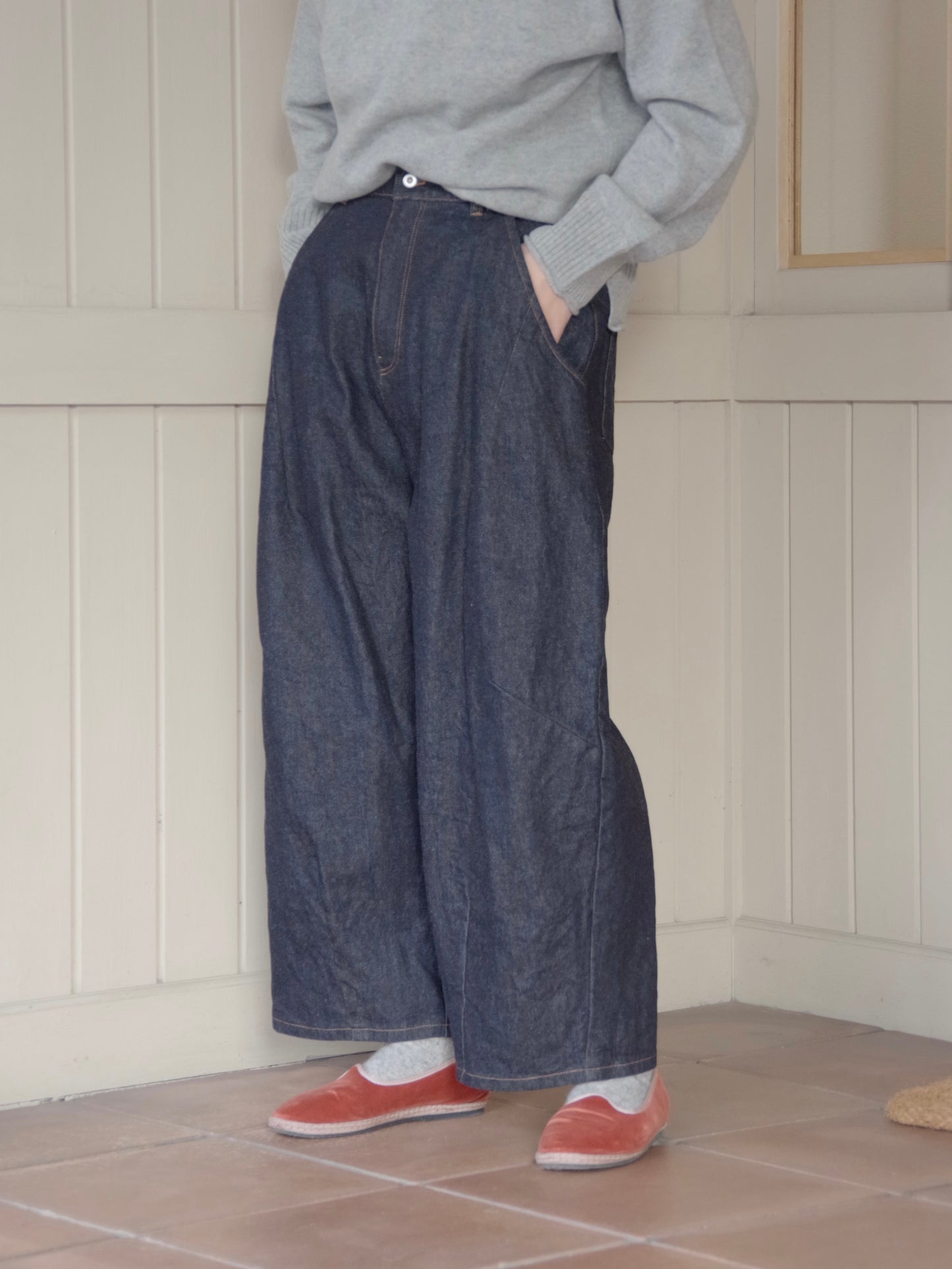 10oz denim cocoon パンツ | yuni