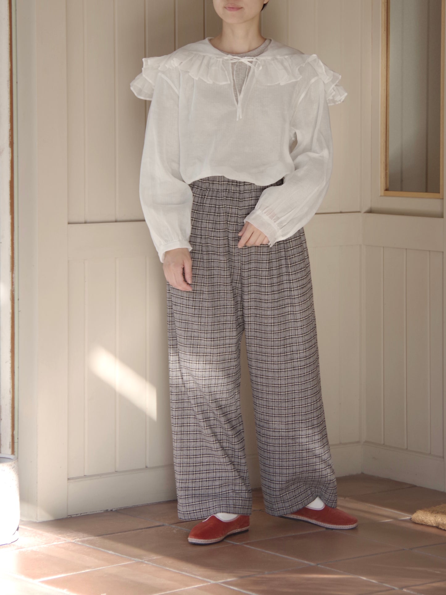 mini チェック パンツ | bulle de savon