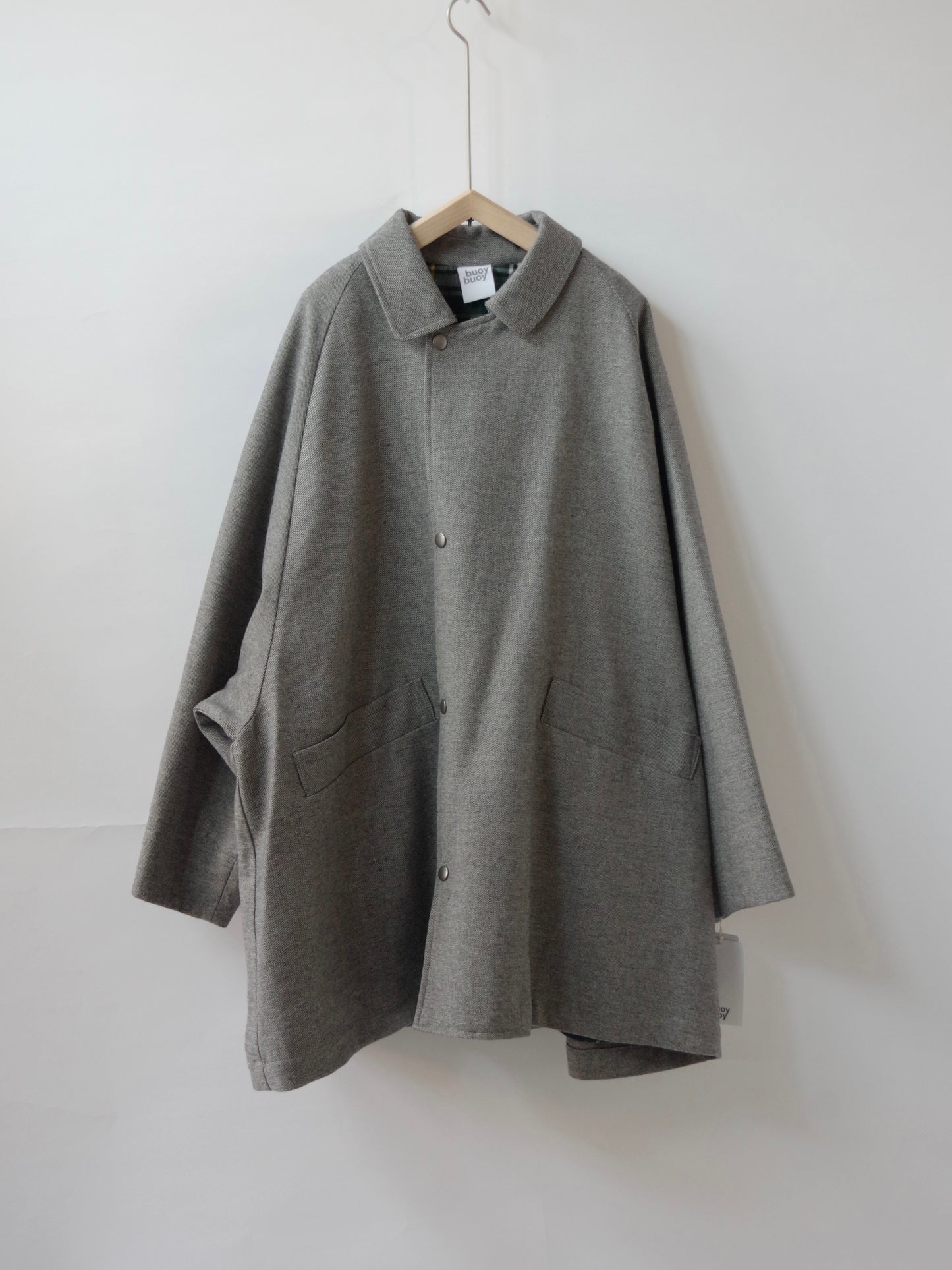 POP TWEED DOLMAN コート| buoy buoy