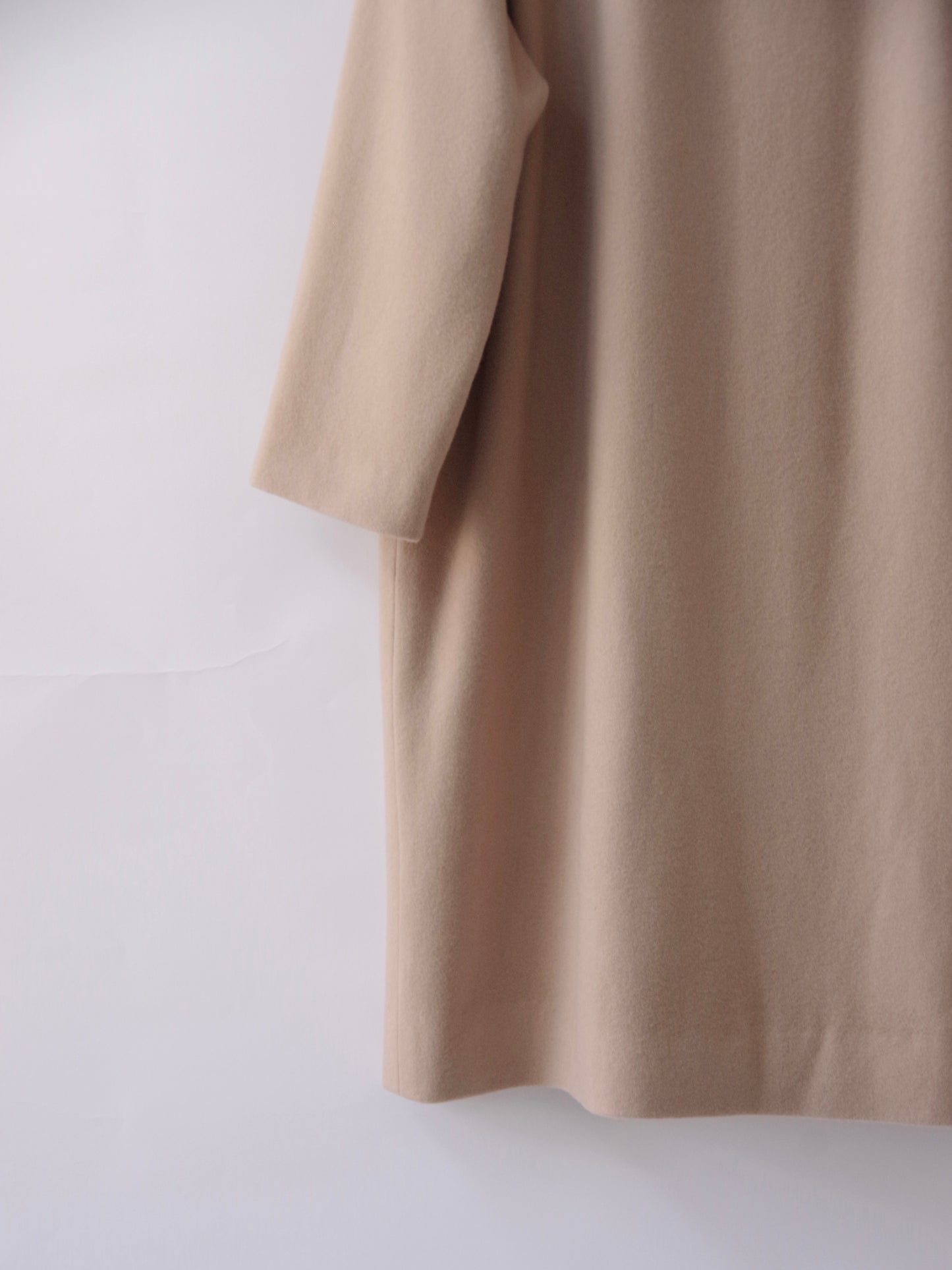 ROUND NECK COAT  ( 2 color) | SI-HIRAI