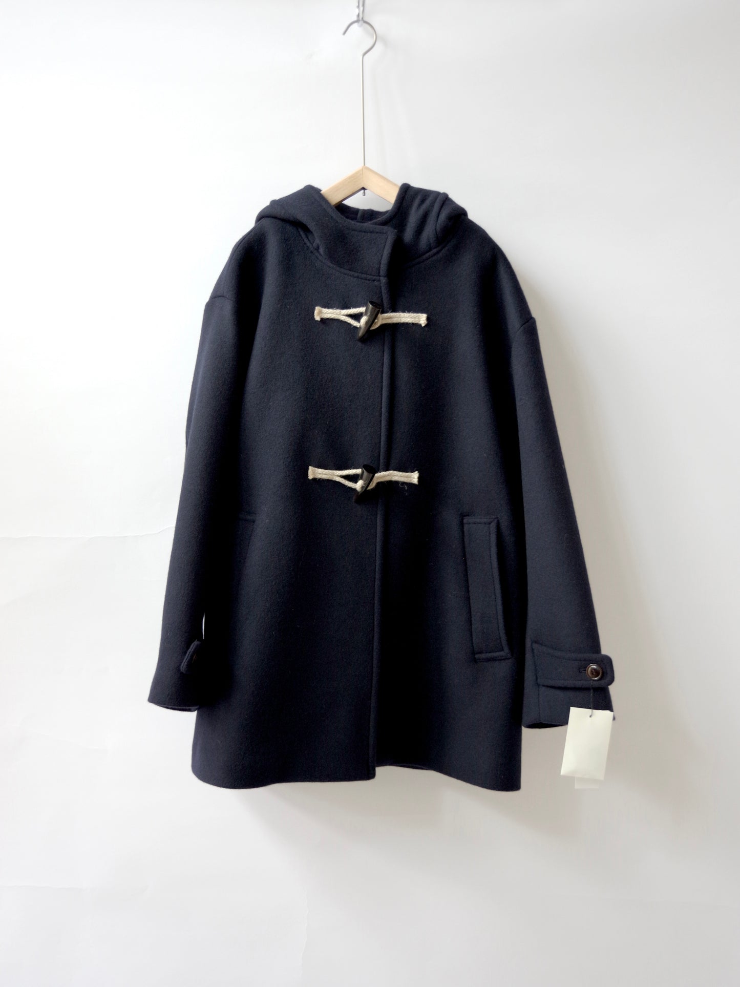 super110's二重織ビーバーショートダッフルコート | Hands of creation