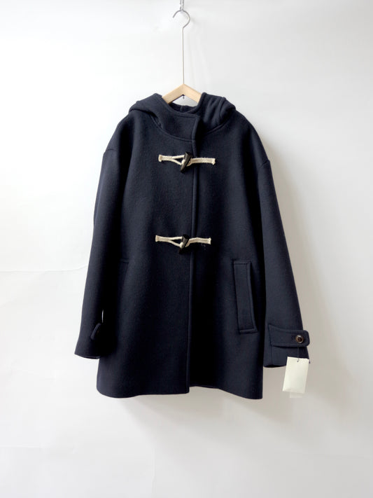 super110's二重織ビーバーショートダッフルコート | Hands of creation